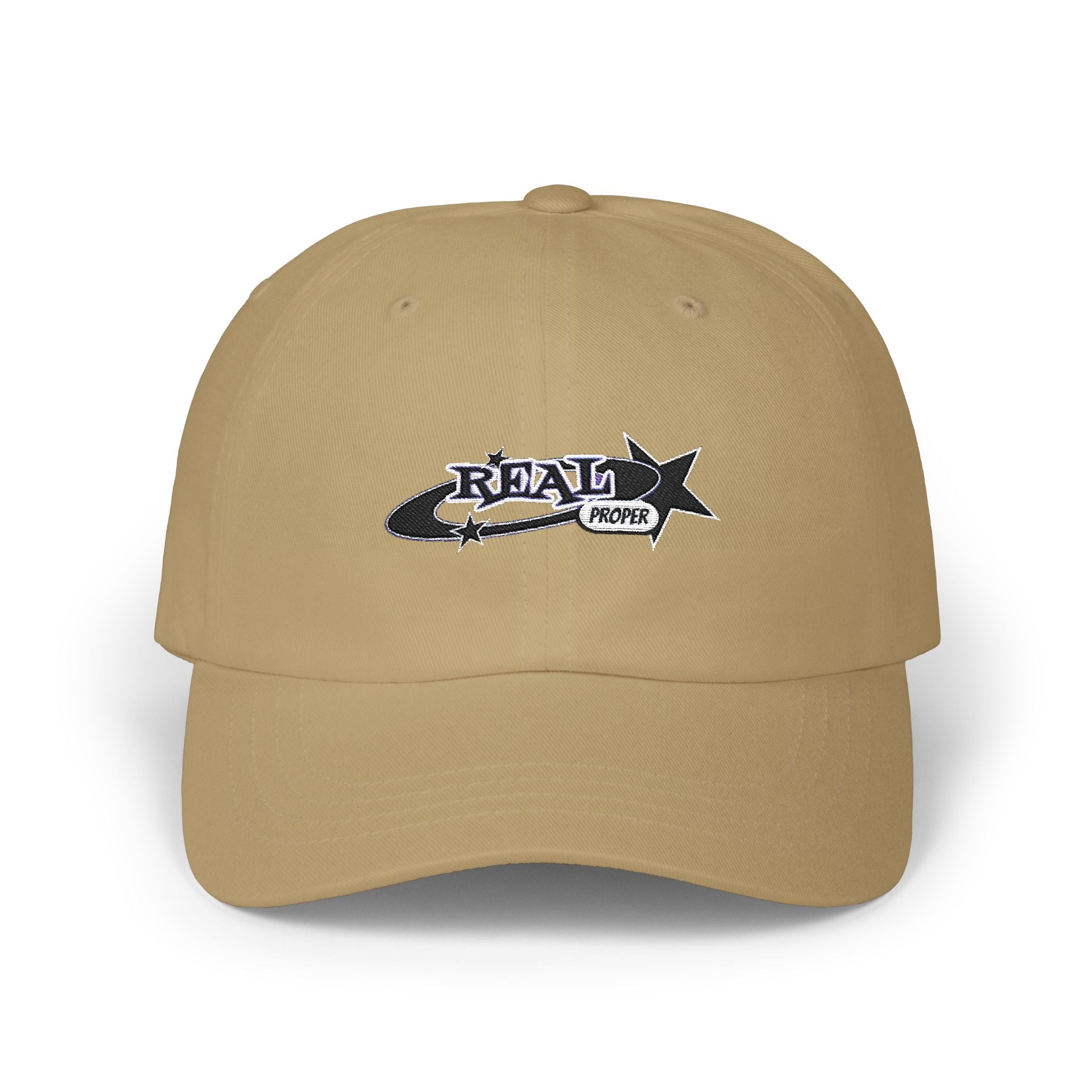 Cap — "REAL PROPER" Star Embroidered Casual Hat