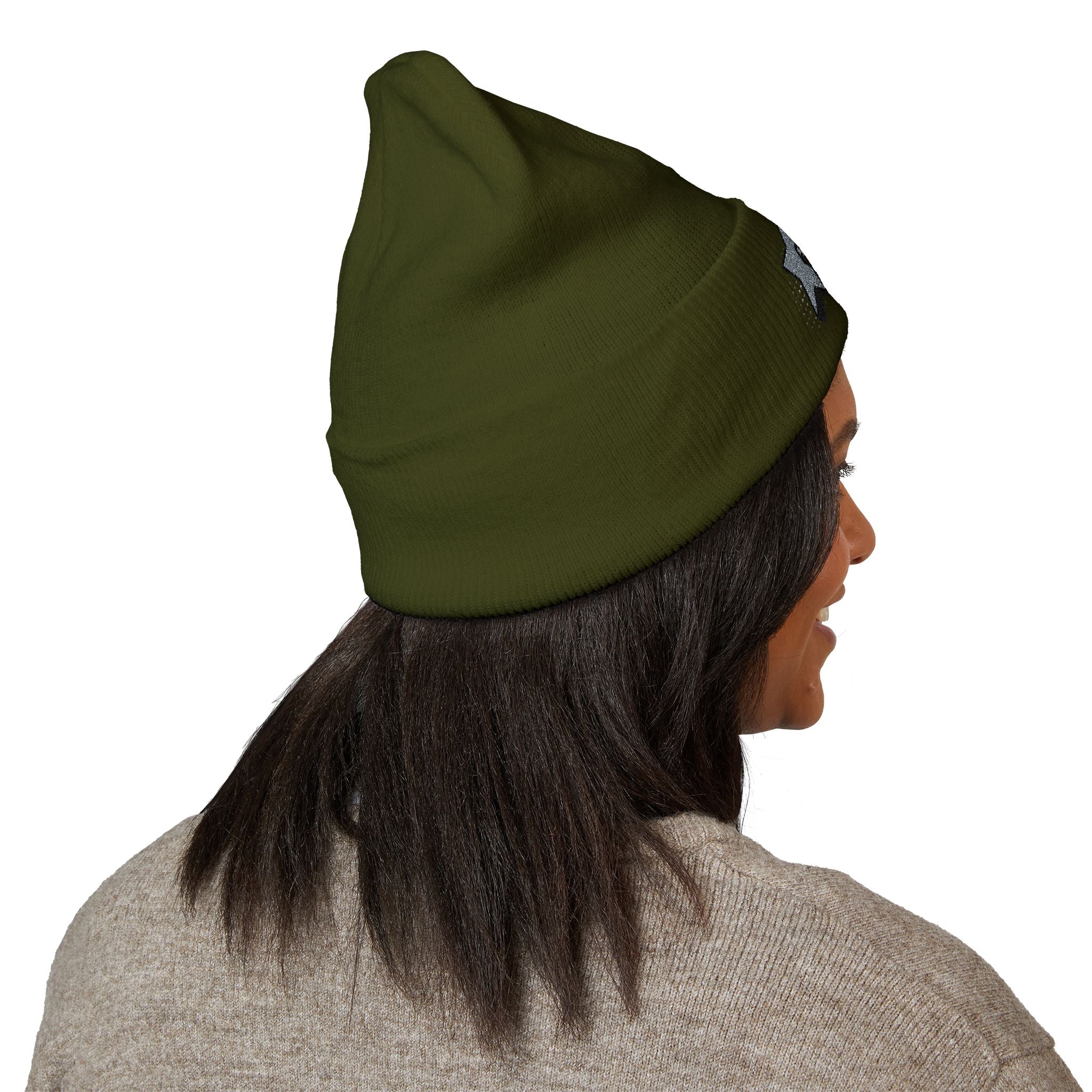 Embroidered "Tell em log it in Cuffed Beanie — Cozy Winter Hat