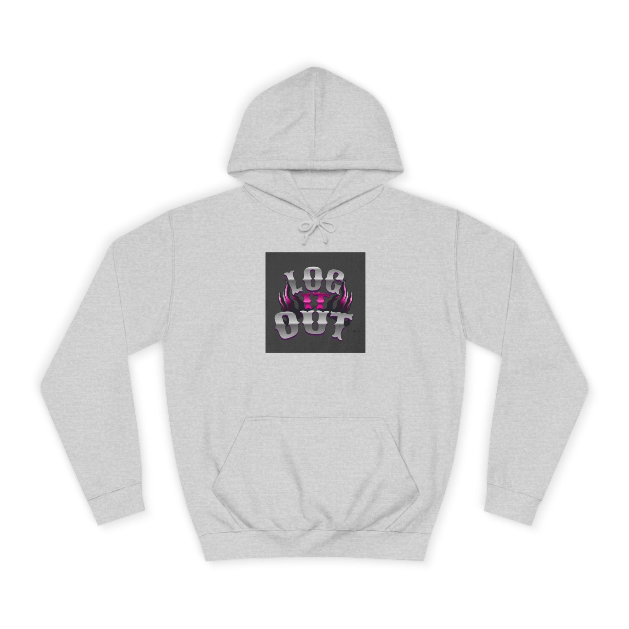 Cool Unisex Log it out Hoodie, Perfect for Any one, Trendy Custom Apparel, Casual Wear, Gift, Streetwear Style