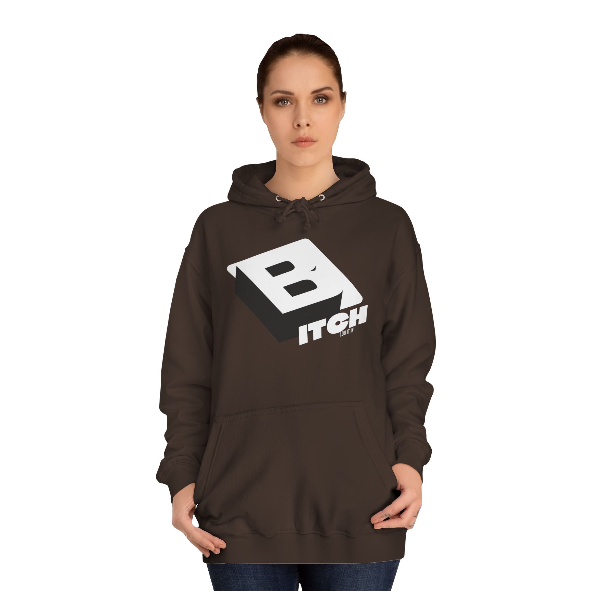 Unisex Hoodie with Bold Logo Design
