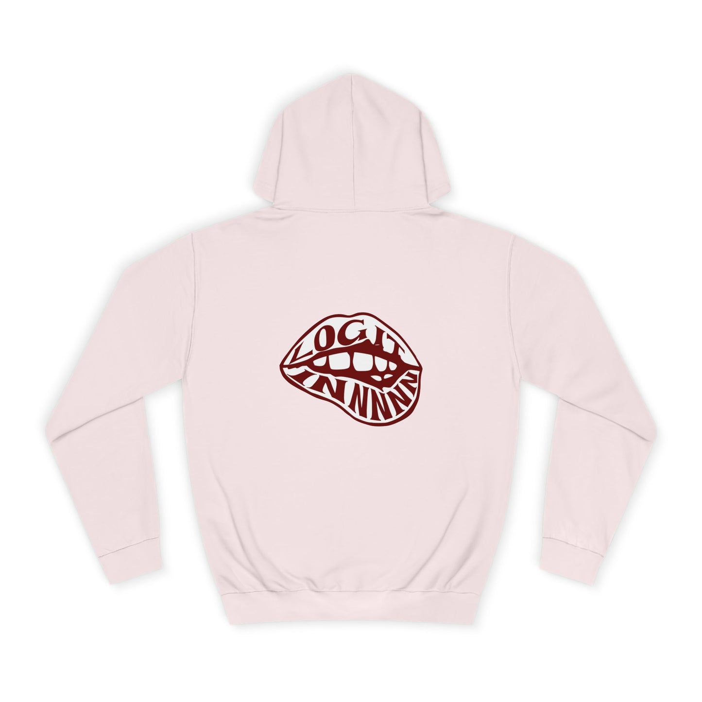 Trendy Unisex Hoodie with Bold Log it in Design, Stylish trendy Wear, Cozy Sweatshirt, Casual Outfit, Fun Gift