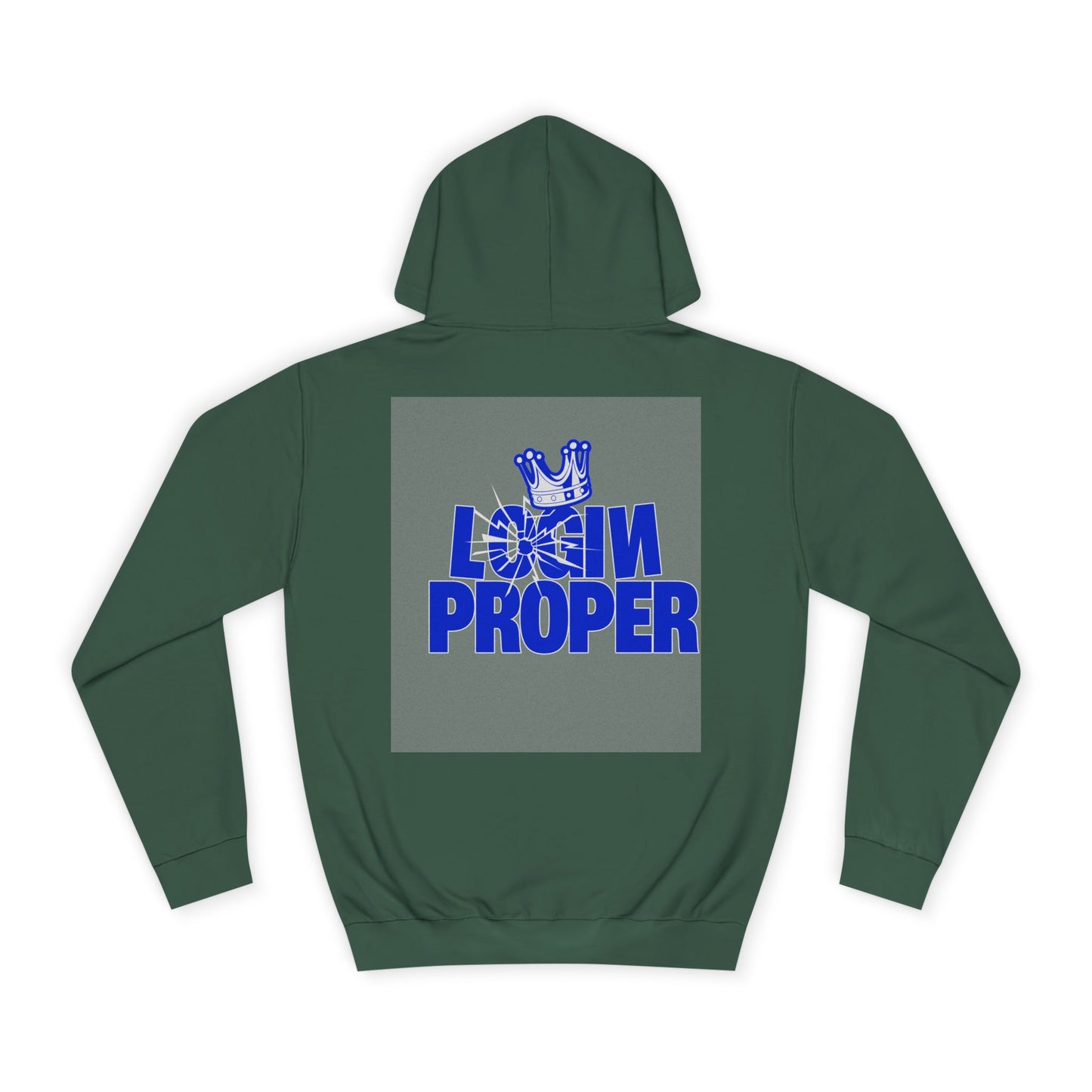 Unisex Hoodie - 'Login Proper' Trendy Spirit Wear, Casual Streetwear, Gift, Cozy Lounge Sweatshirt
