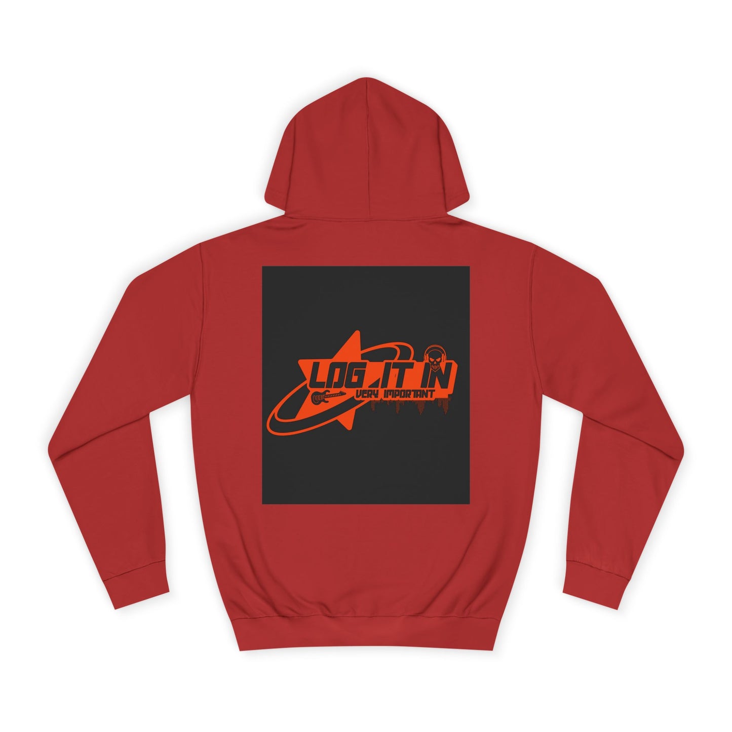 Unisex Log it in Hoodie with Vibrant Retro Design – Perfect for Life, Events, Gift, Relaxed Style, Holiday Wear