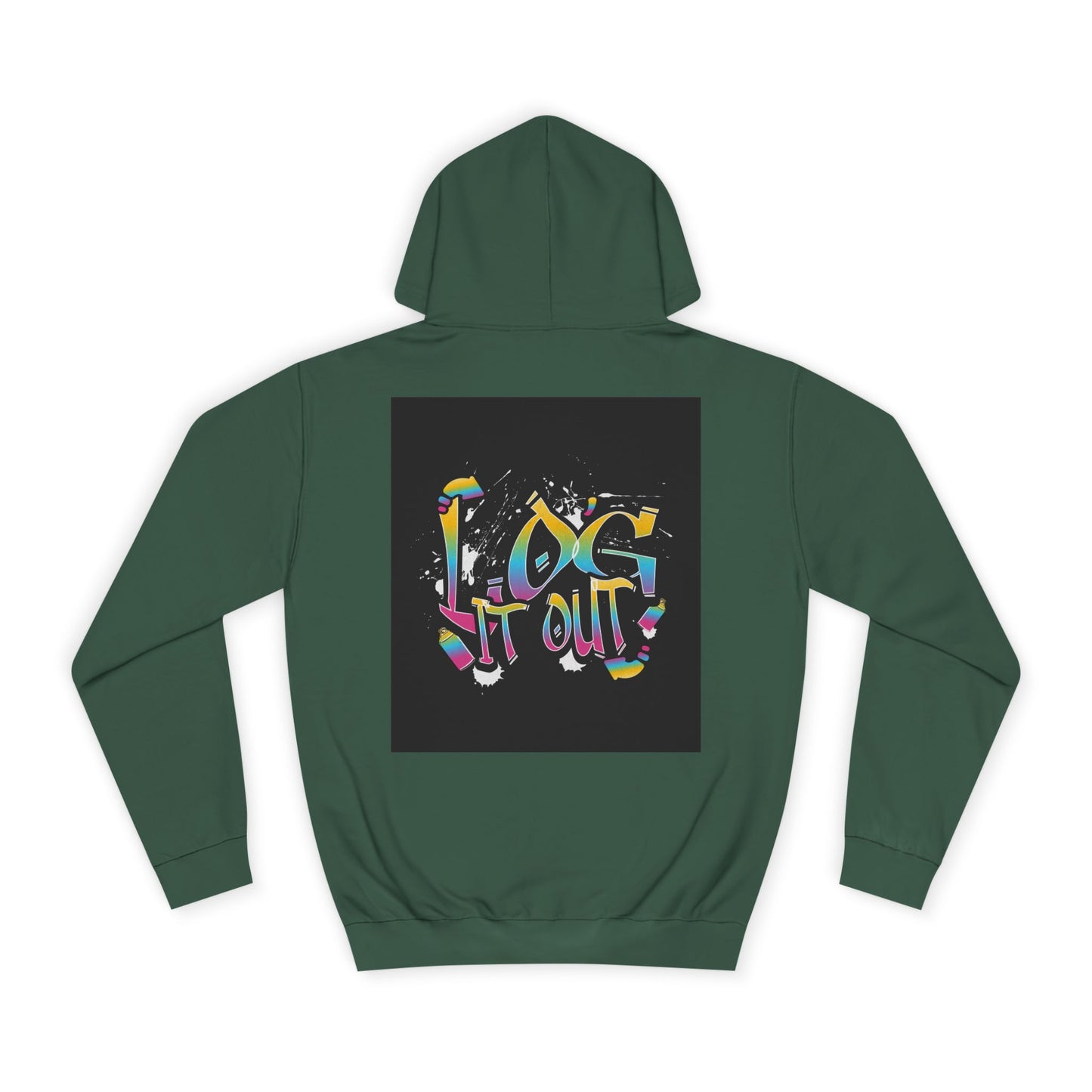 Colorful Unisex log it out Hoodie - Perfect for Students, Casual Wear, Gifts, Relaxed Style, trendy wear