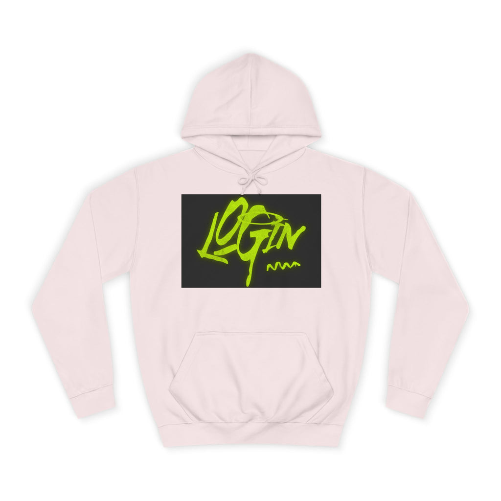 Trendy Unisex Hoodie - 'LOGIN' Graphic Design