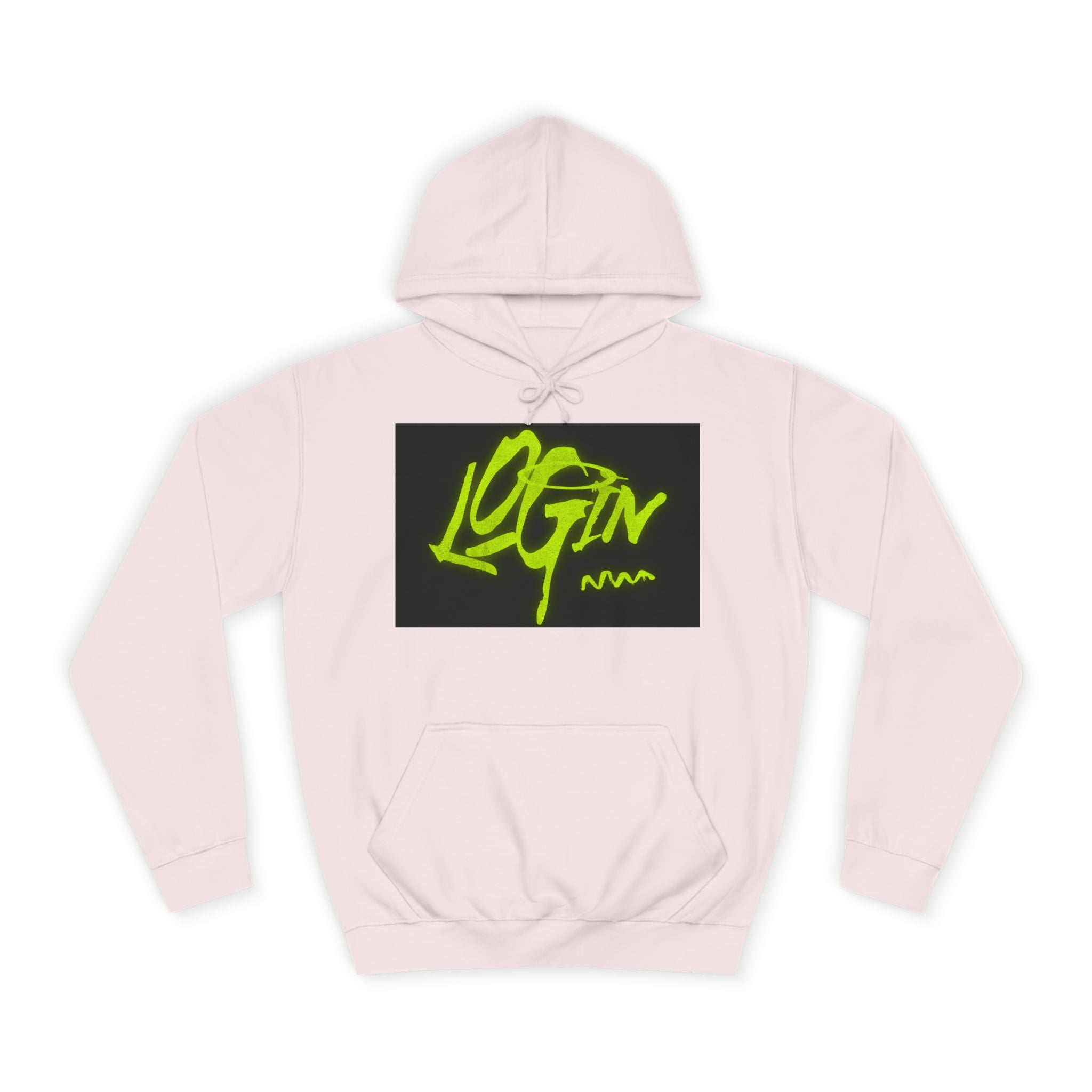 Trendy Unisex Hoodie - 'LOGIN' Graphic Design