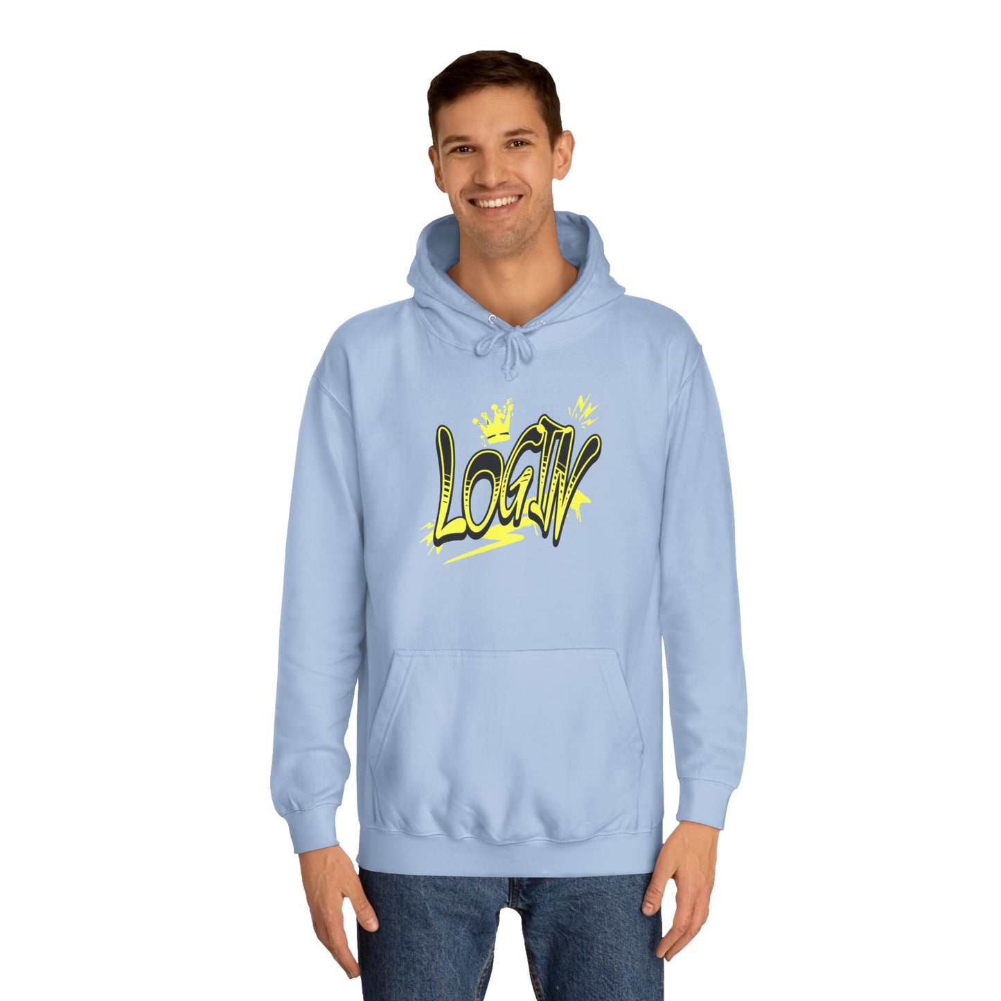 Unisex Hoodie - Bold 'LOGIN' Graphic