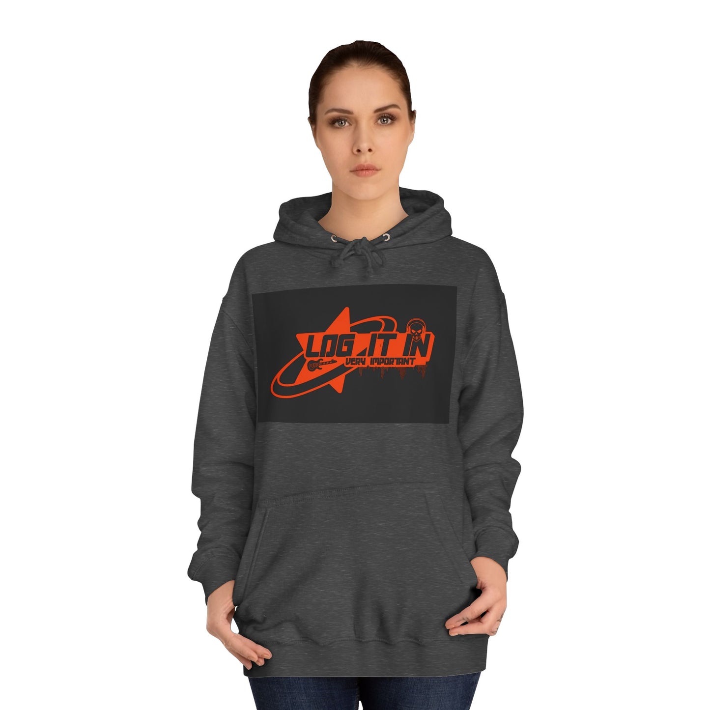 Unisex Log it in Hoodie, Casual trendy Wear, Gift, Graphic Hoodie, perfect fit Hoodie