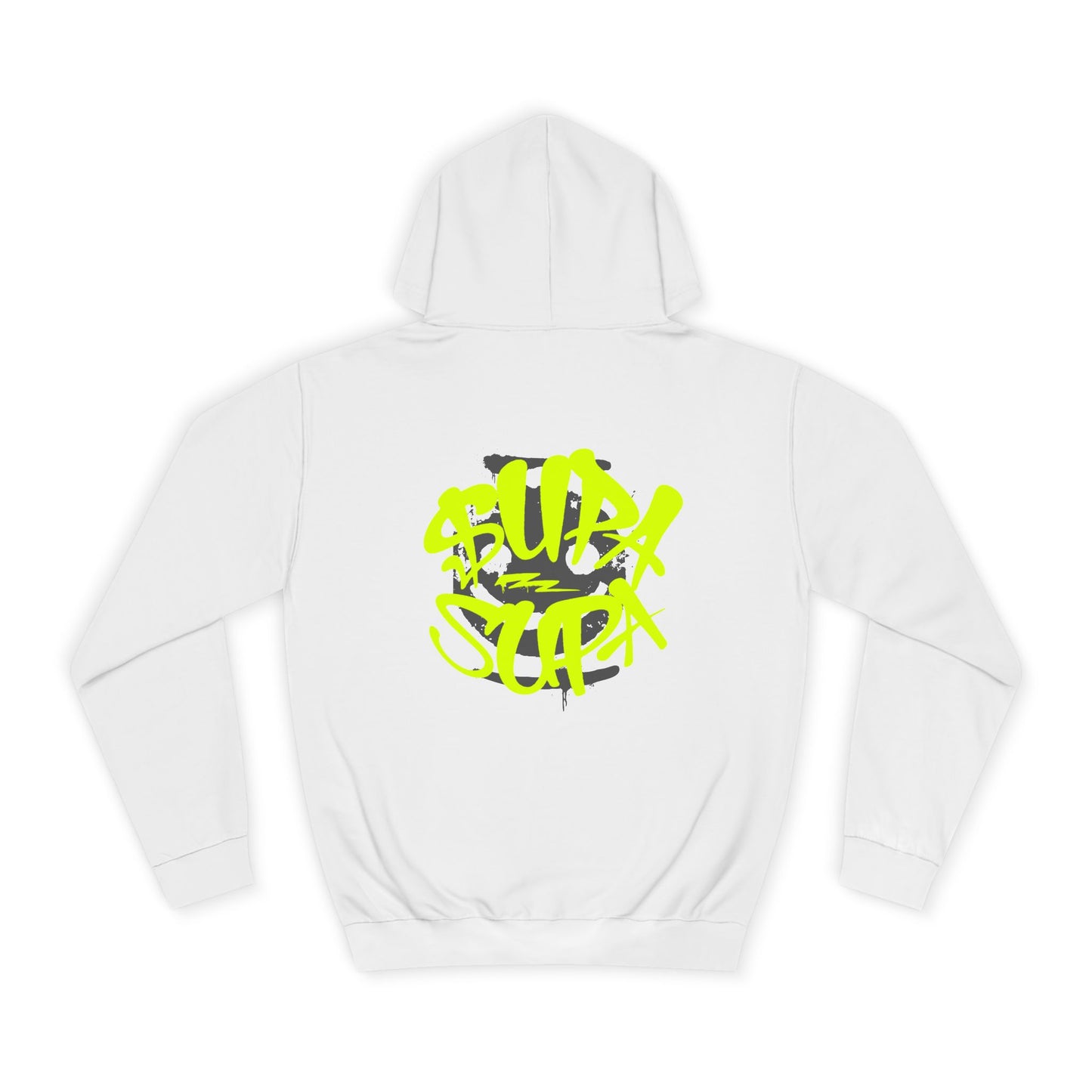 Trendy Unisex Supa Supa Hoodie, Casual Streetwear, Gift for Any one, Urban Fashion, Bright Graphic Design
