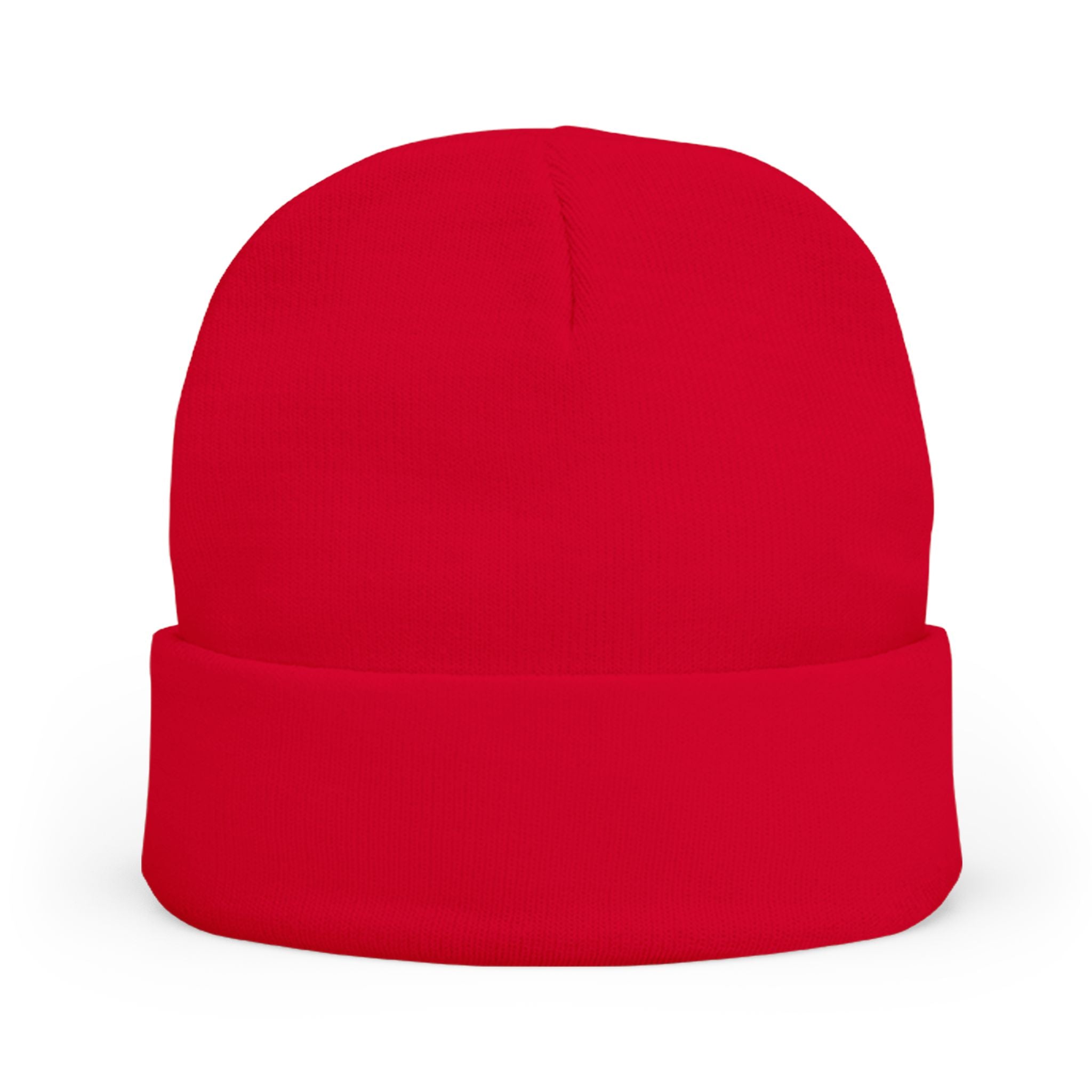 Embroidered 'LOG OUT' Knit Beanie — Gnome Humor Winter Hat