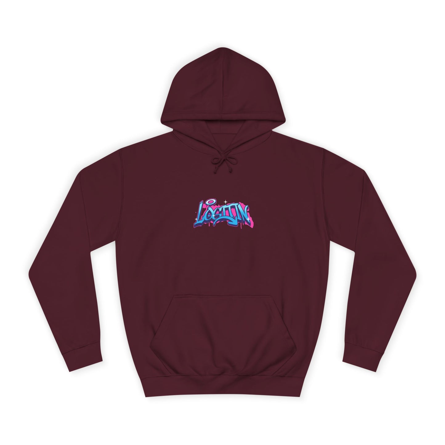 Vibrant Log it in Hoodie, Unisex Cozy Sweatshirt, Trendy Streetwear, Perfect for Life, Gift for Stylish Fall Apparel