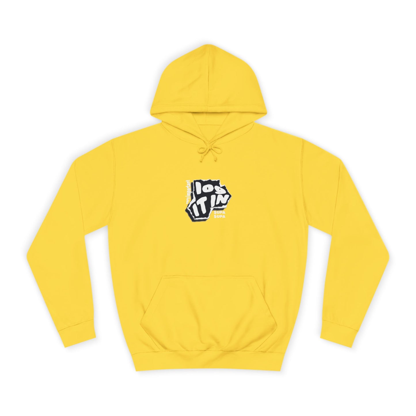 Unisex Log it in Hoodie with Graphic Design, Casual Wear, Trendy Apparel, perfect gift, Streetwear Style
