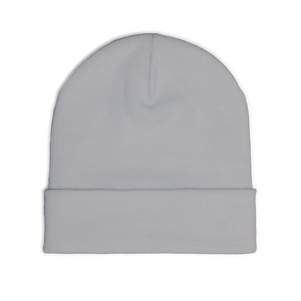 Embroidered 'LOG OUT' Knit Beanie — Gnome Humor Winter Hat
