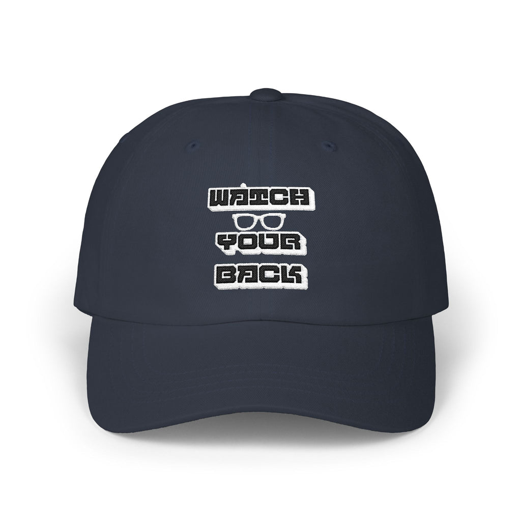 "Watch Your Back" Embroidered Retro Streetwear Hat