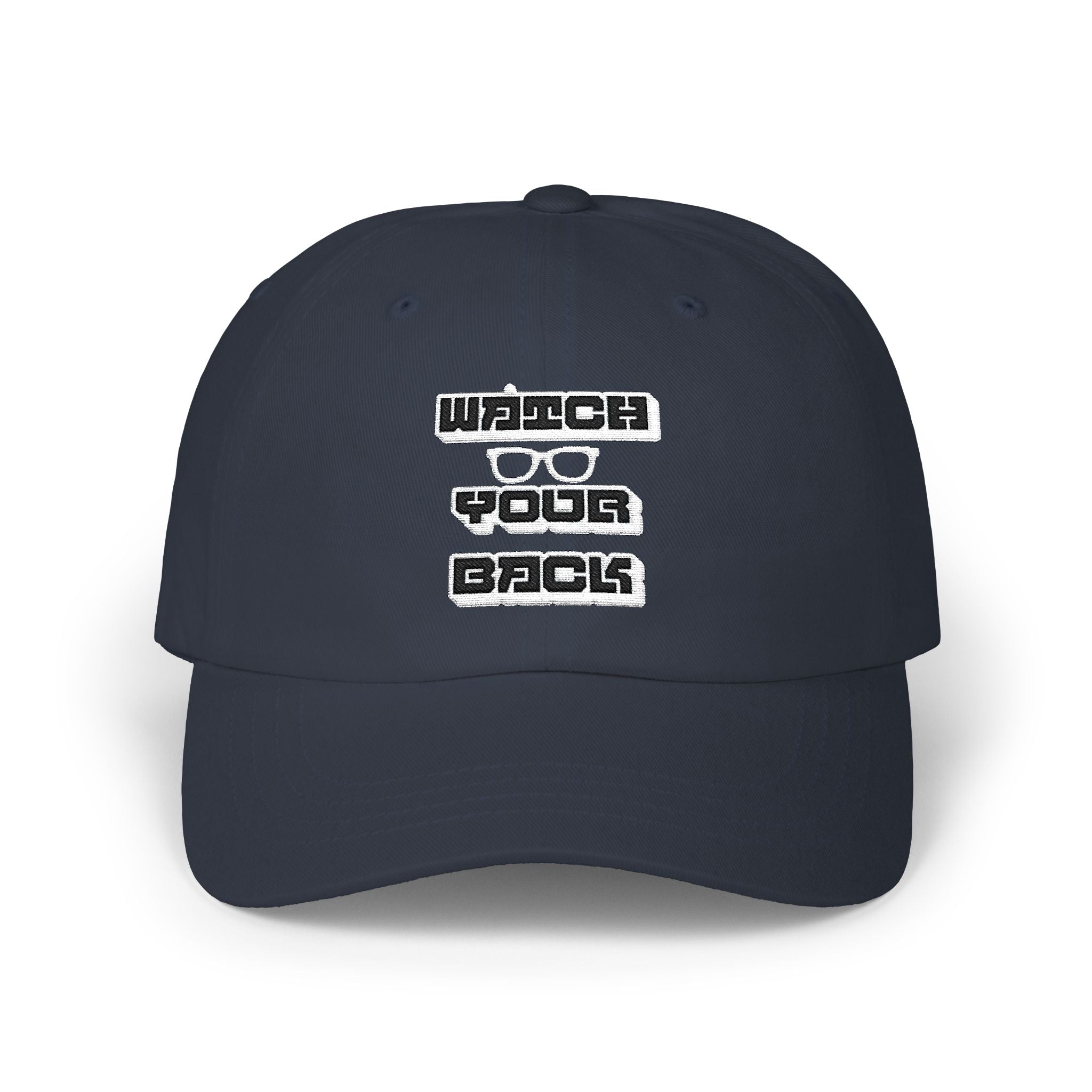 "Watch Your Back" Embroidered Retro Streetwear Hat