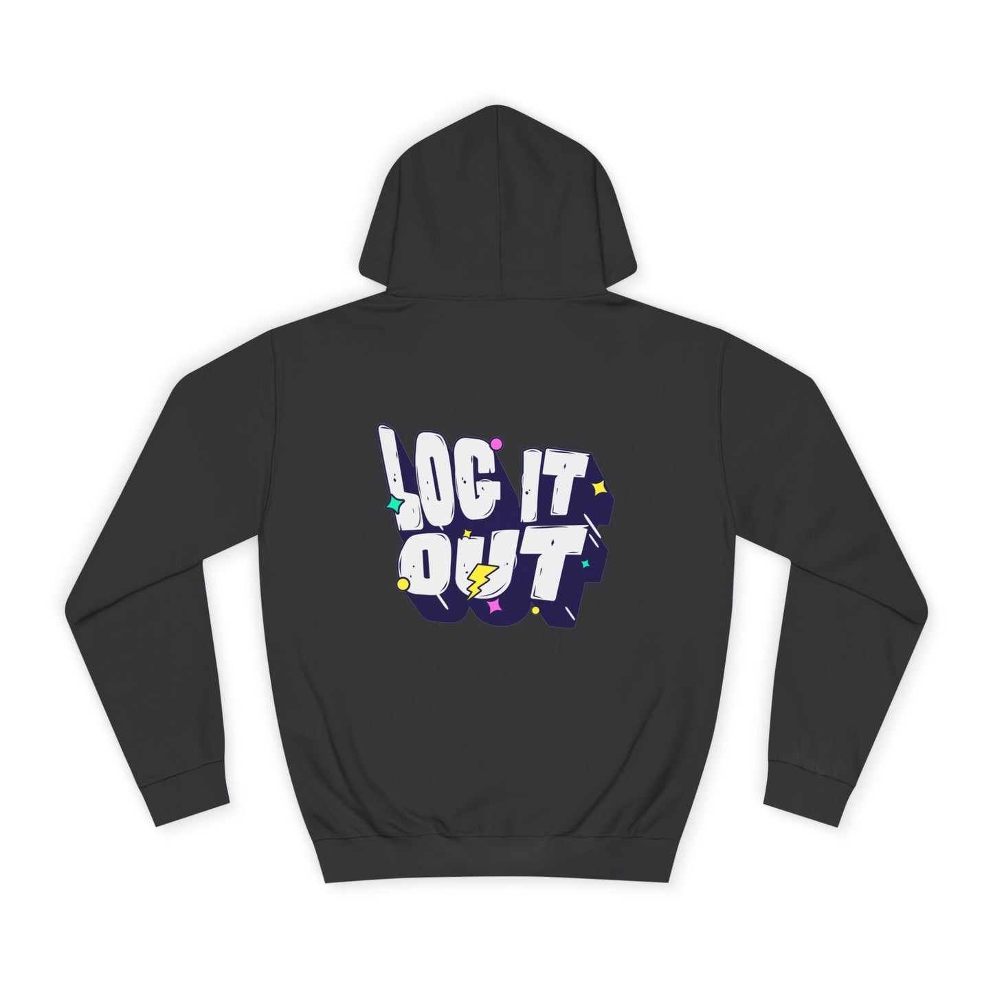 Unisex Hoodie with 'LOC IT OUT' Graphic, Cozy Casual Wear, Perfect for Events, Great Gift Idea