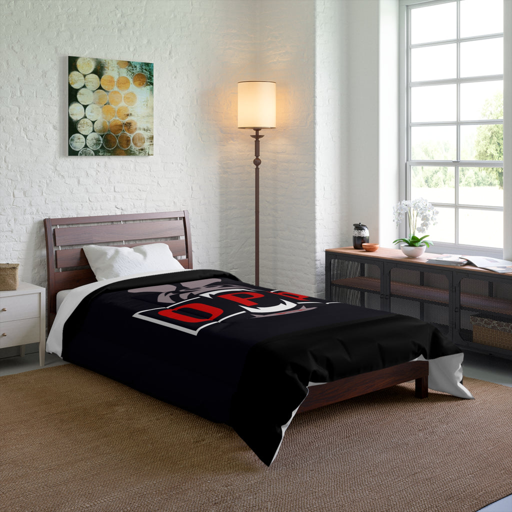 OPP Gorilla Graphic Comforter - Bold Black Monster Bedding