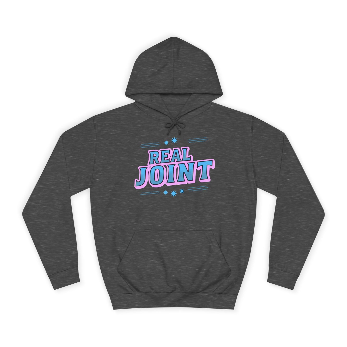 Unisex Hoodie - 'Real Joint' Graphic Sweatshirt for Casual Style