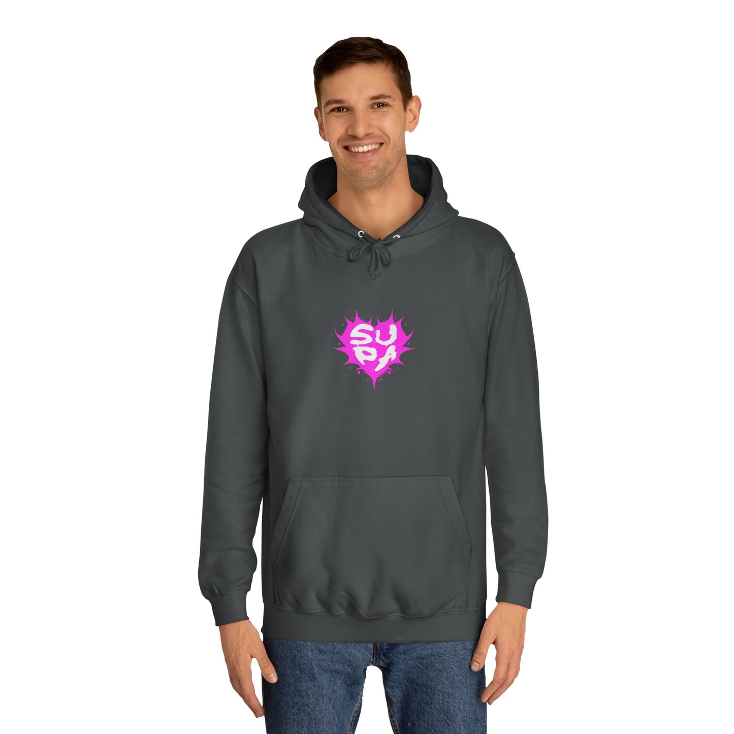 Supa Vibe Unisex Hoodie | Trendy Sweatshirt for, Casual Wear,Life, Gift for Graduates, Unique Fashion Statement