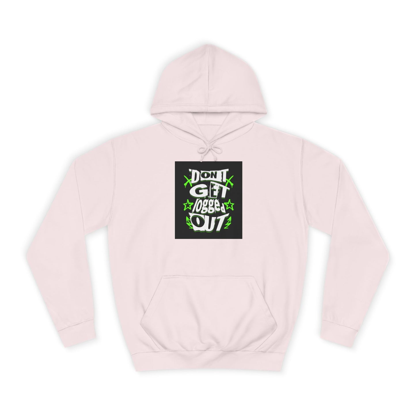 Vibrant Unisex Hoodie - Perfect for Life, Casual Outings & Gift Ideas - Fun Design: 'Don't Get Logged Out!'