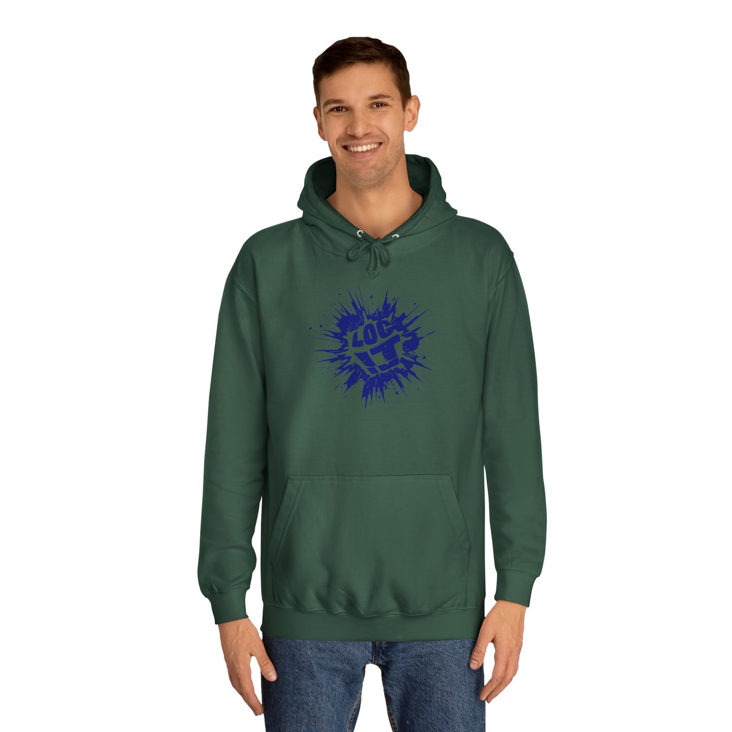 Unisex 'Log it in' Hoodie - Trendy Vibe, Perfect for Everyday wear, Casual Style, Great for Gifting, Ideal for Life