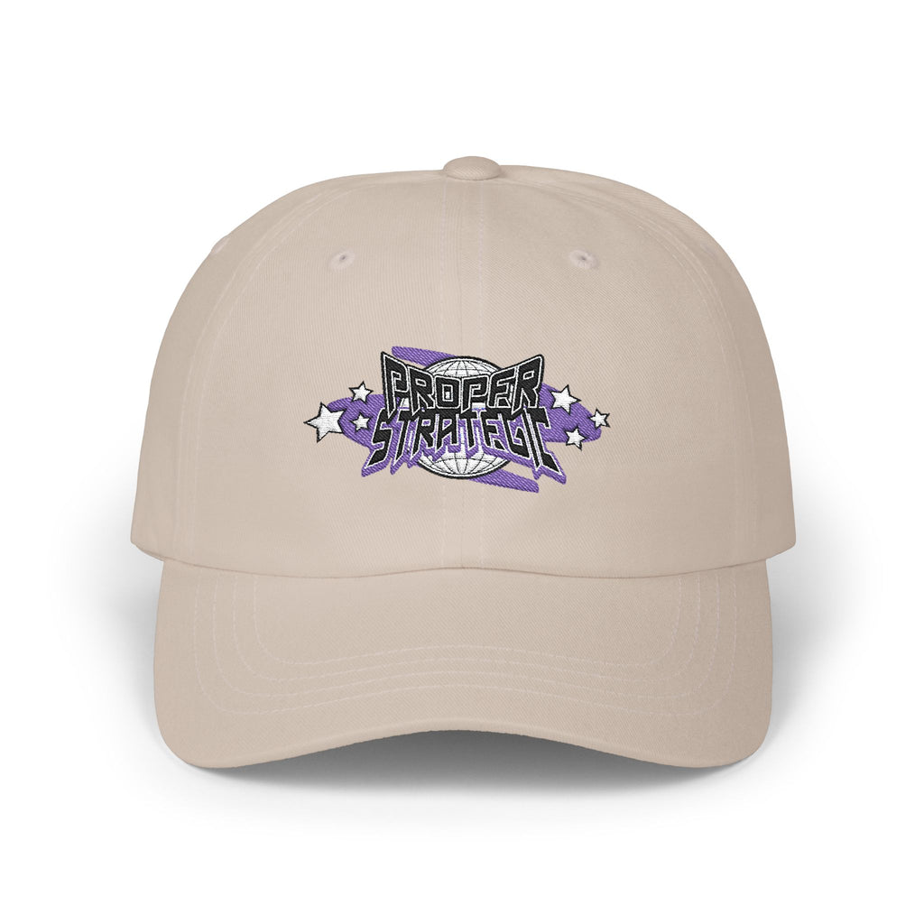 — Purple Floral ‘Strategic’ Embroidered Hat