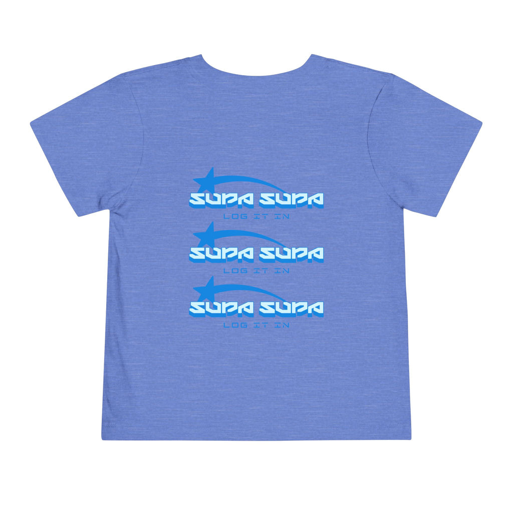 Toddler Tee — Blue Star 'Supa Supa' Graphic Shirt