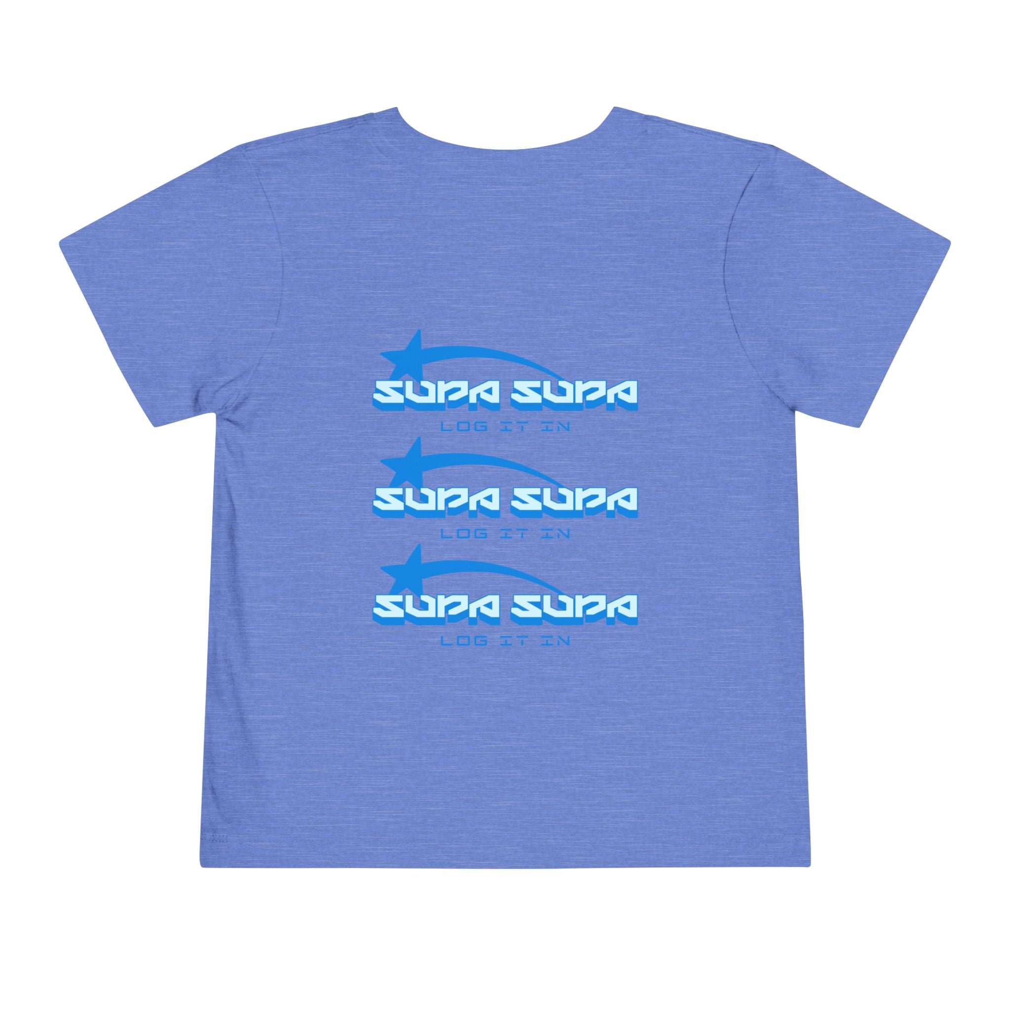Toddler Tee — Blue Star 'Supa Supa' Graphic Shirt
