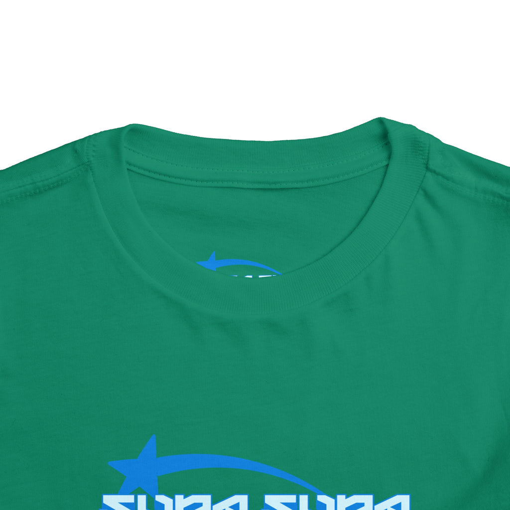 Toddler Tee — Blue Star 'Supa Supa' Graphic Shirt