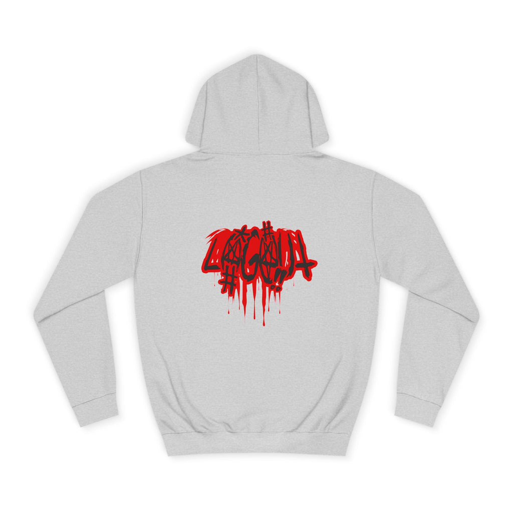Bold Graffiti log out Hoodie, Unisex Streetwear, Comfortable Casual Wear,