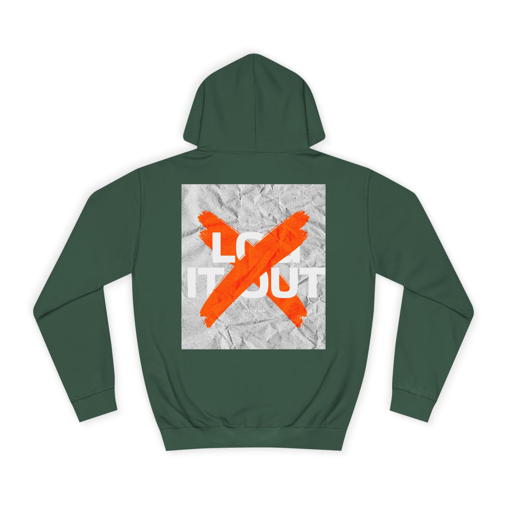 Trendy Unisex Hoodie - Stylish Graphic Sweatshirt, Casual Wear, Gifts, and Everyday Comfort - 'Log it Out' Design