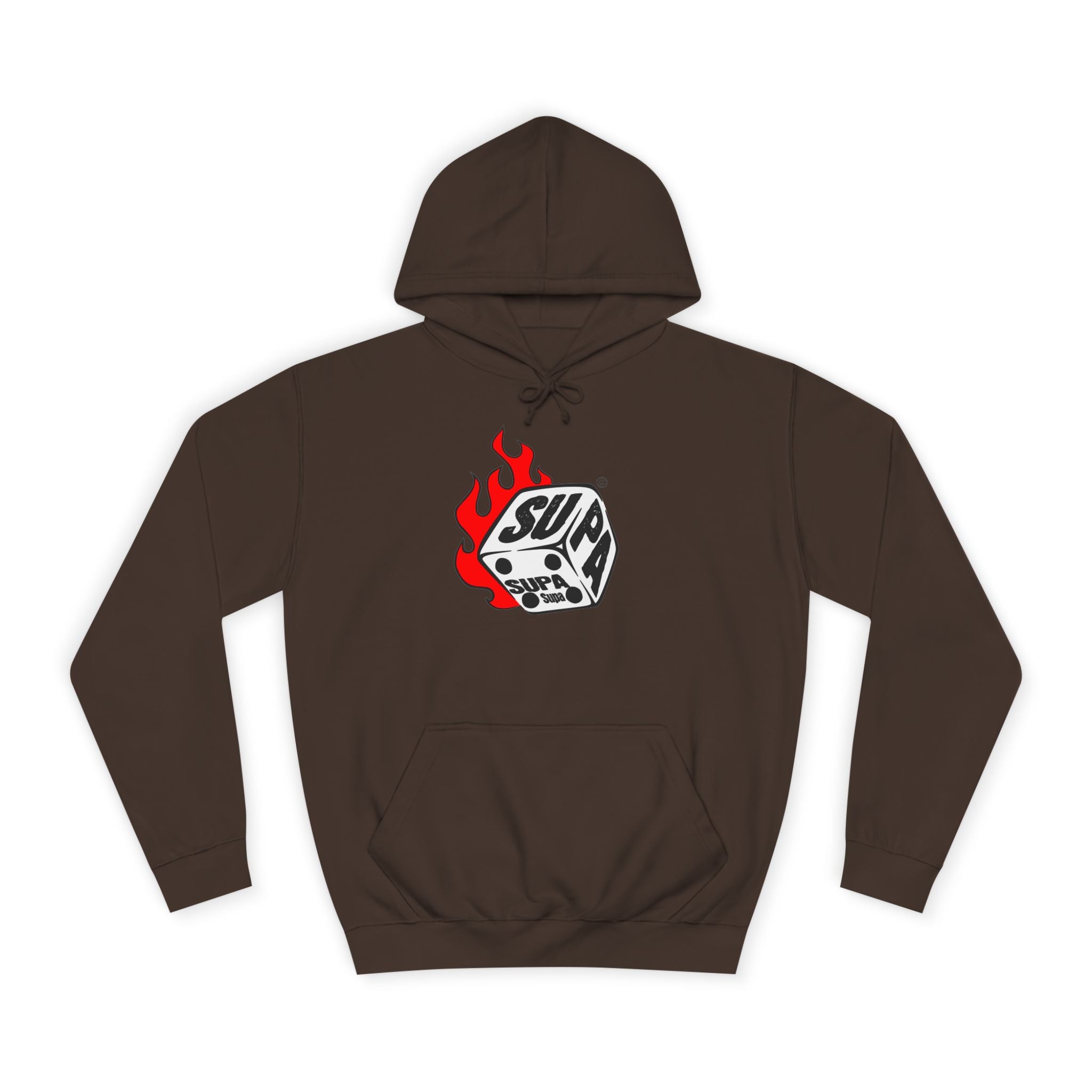 Cool Fire Graphic Unisex SUPA Hoodie, Apparel, Streetwear, Casual Wear, Unique Hooded Sweatshirt