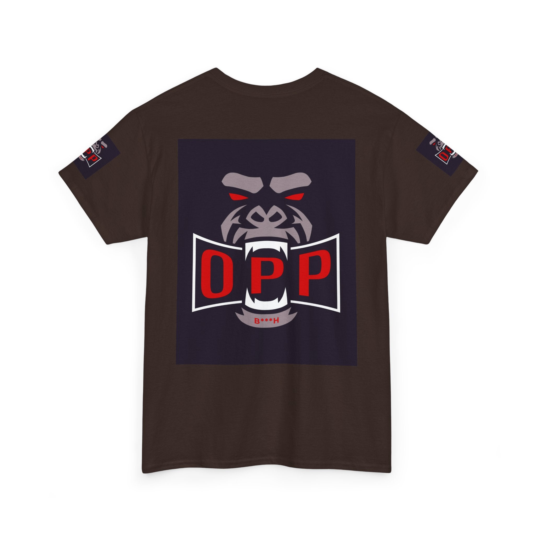 Gorilla OPP Graphic Tee — Bold Red & Black Urban Streetwear Shirt