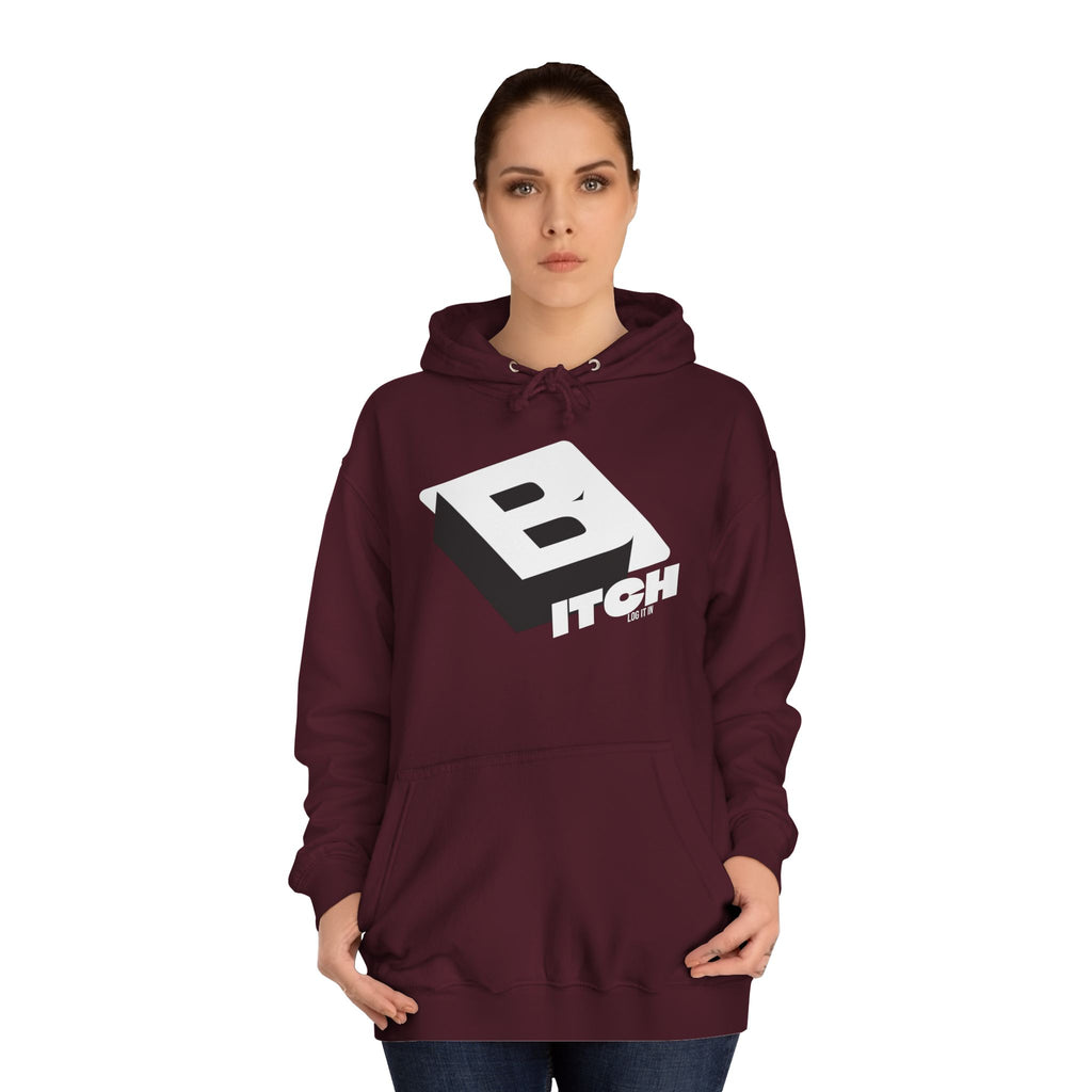 Unisex Hoodie with Bold Logo Design