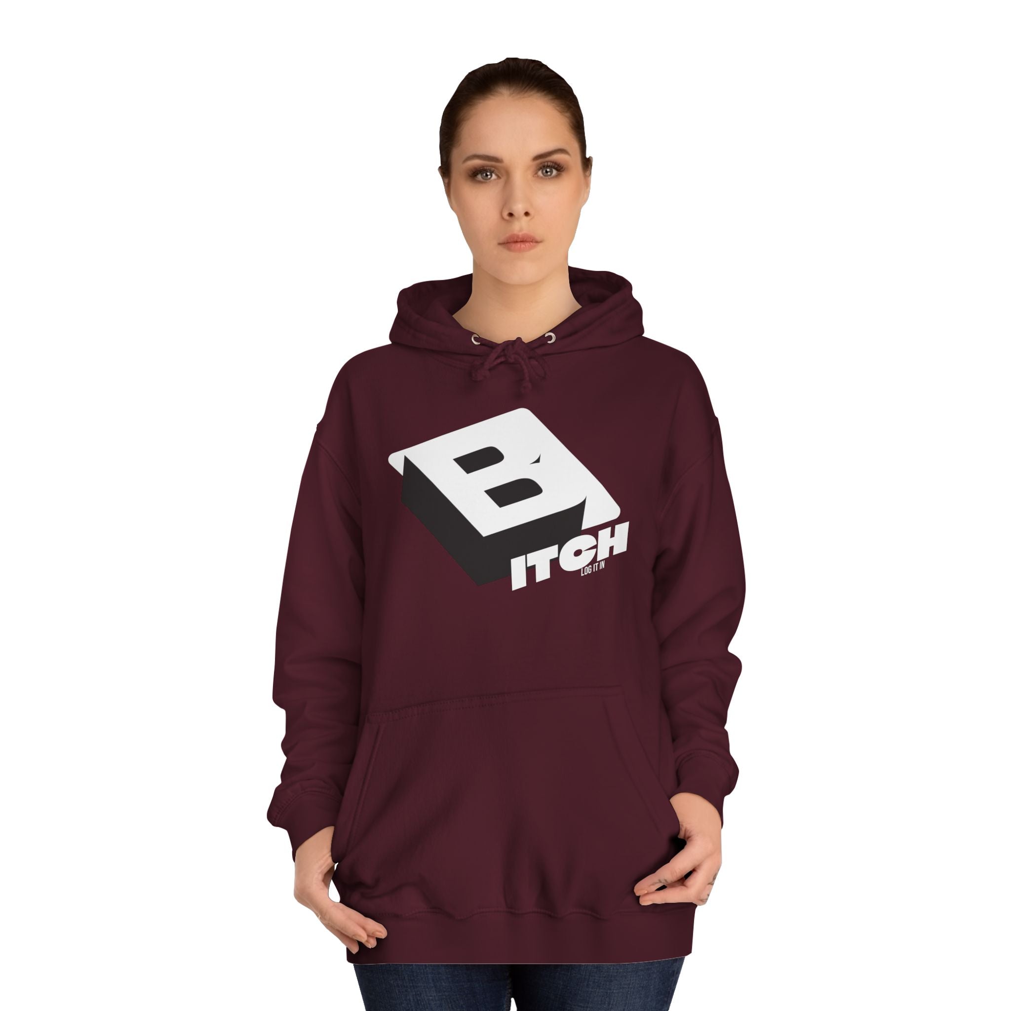 Unisex Hoodie with Bold Logo Design