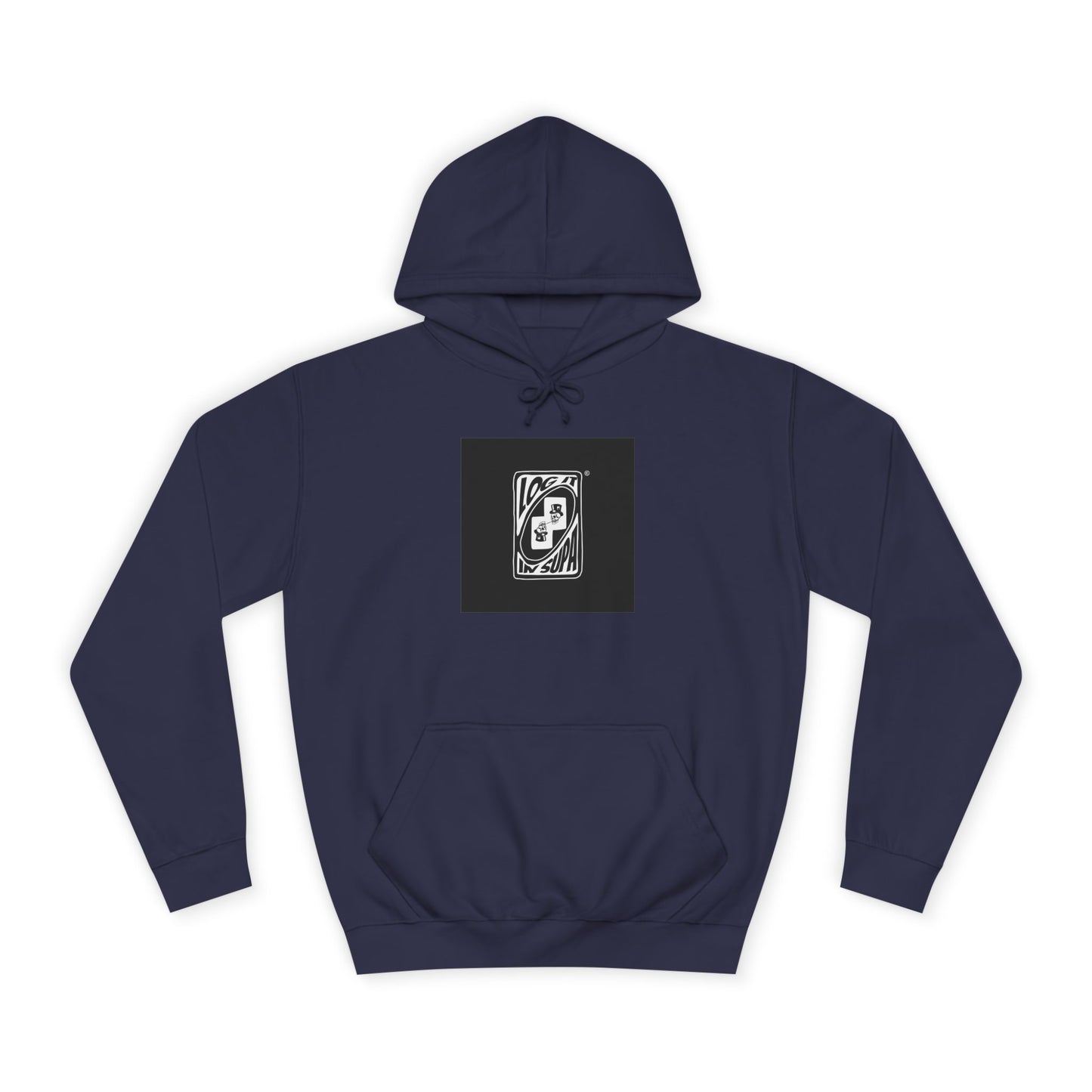 Unisex Log it in Hoodie with Unique Graphic Design, Ideal for Custom Wear, Gifts for Graduates, Cool Streetwear