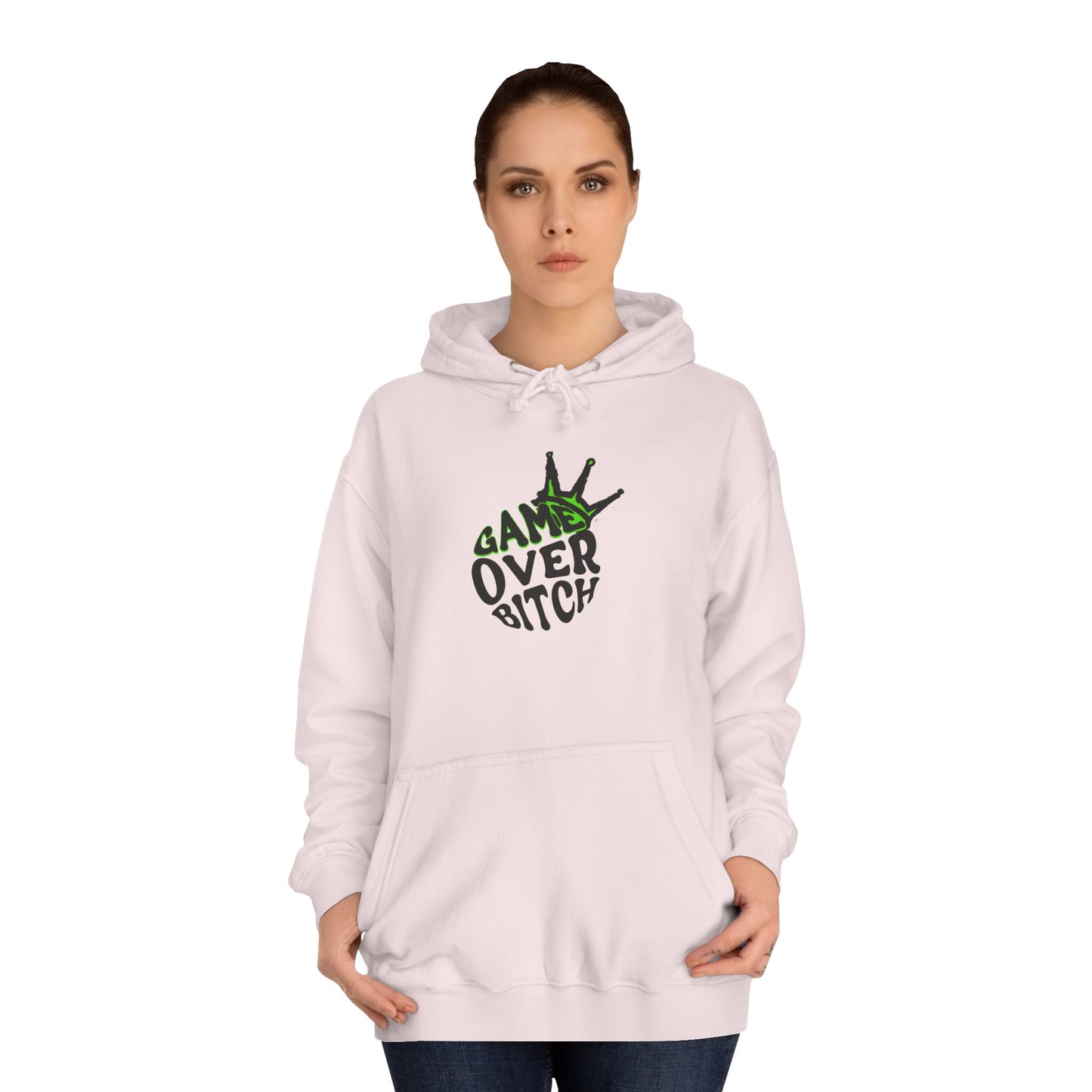 Unisex Hoodie - 'Game Over Bitch' Graphic Sweatshirt for everyone