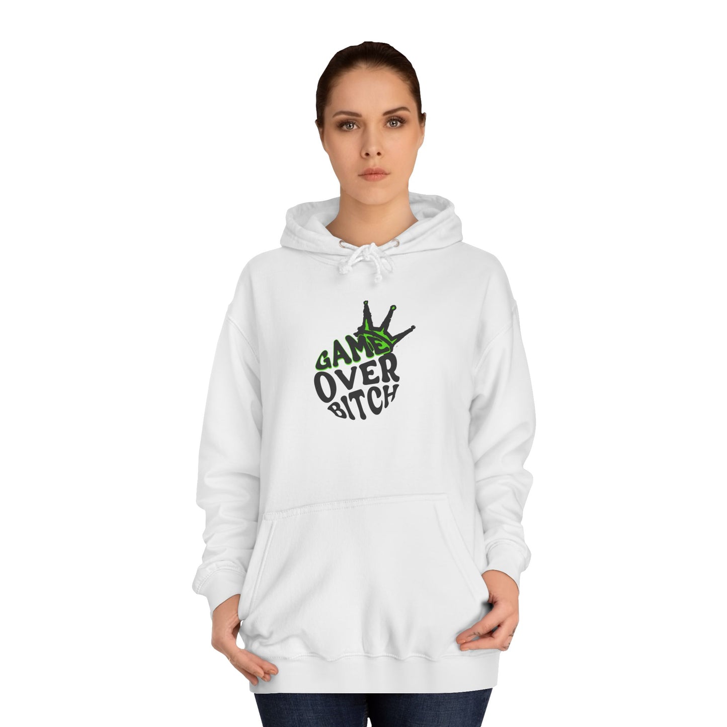 Unisex Hoodie - 'Game Over Bitch' Graphic Sweatshirt for everyone