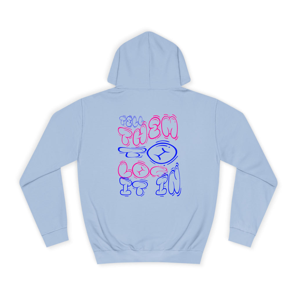 Chill Vibes Log it in Hoodie | Cozy Unisex Sweatshirt, Gifts for Graduates, Apparel, Everyday Comfort