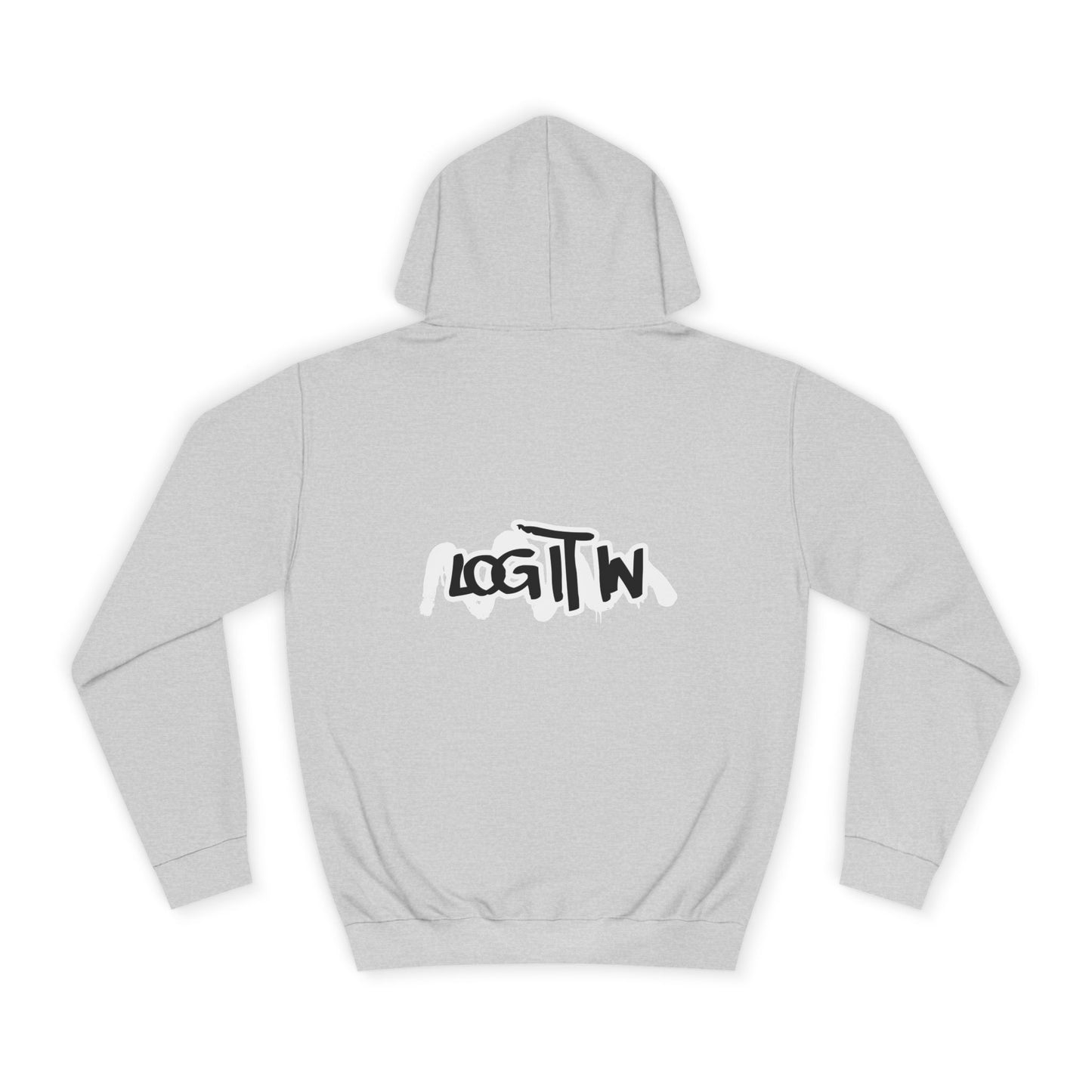 Unisex Log it in  Hoodie with Trendy Graphic, Stylish Casual Wear, Gift, Apparel, Cozy Sweatshirt for Every Occasion