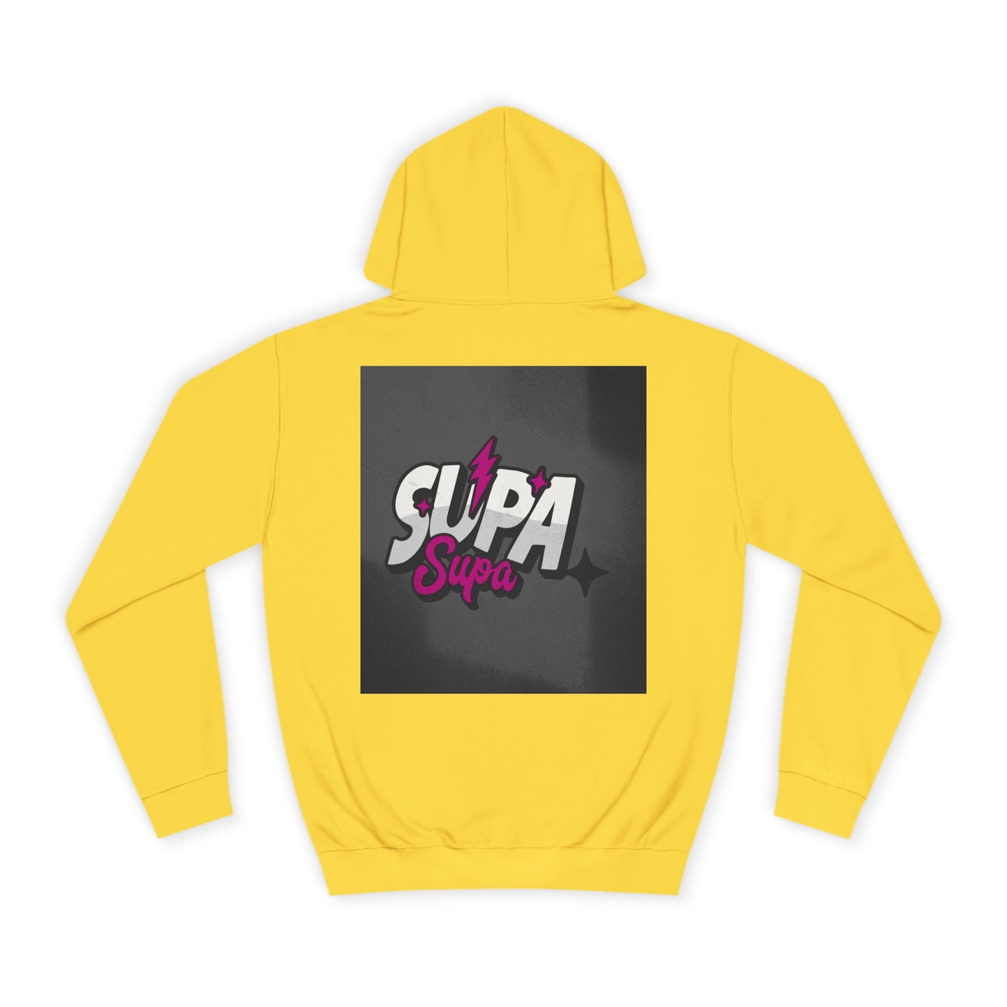 Trendy Unisex Hoodie with Fun 'Supa' Design, Cozy Streetwear, Perfect for Students, Gifts,