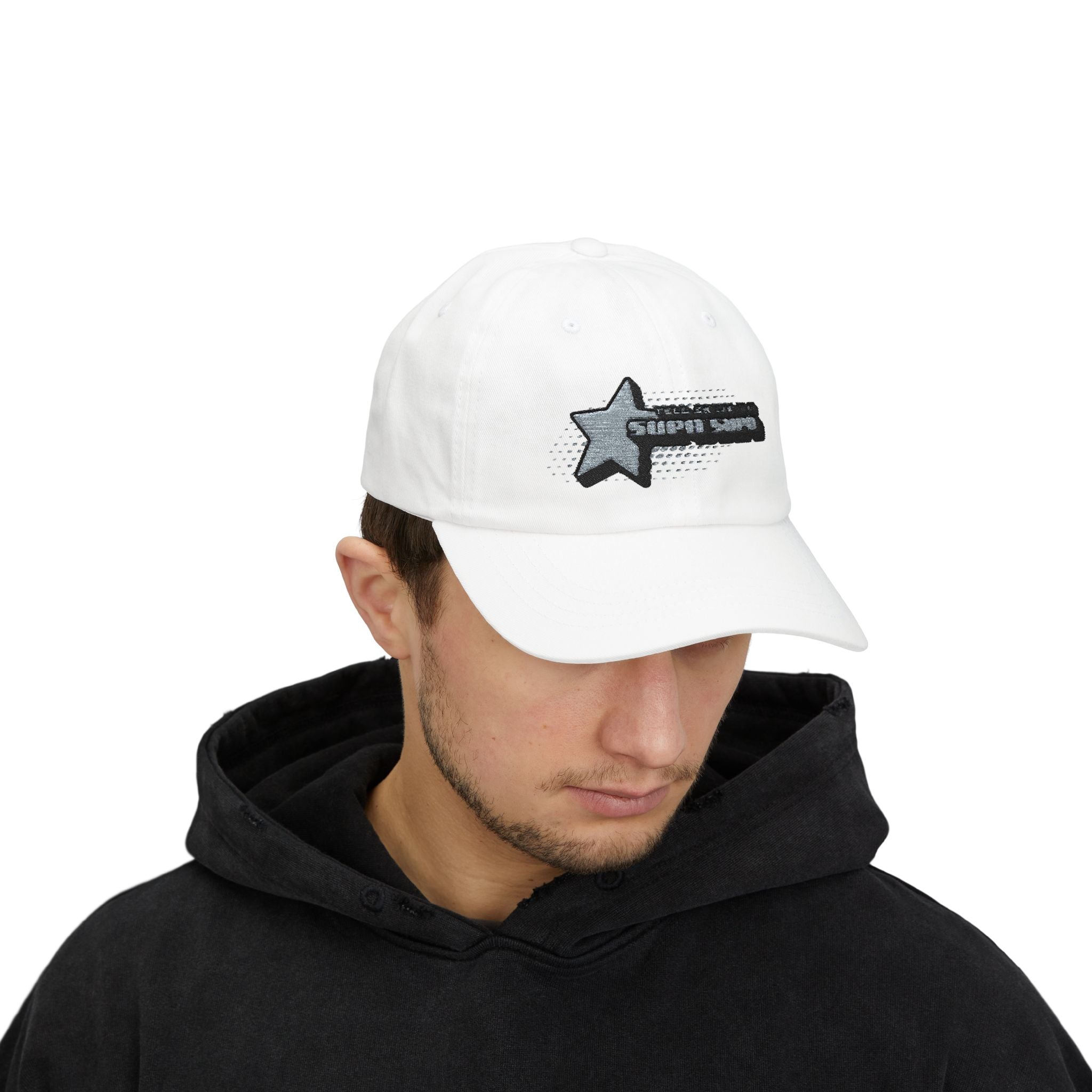 Shooting Star Embroidered Cap — 'Tell em log it in' Hat