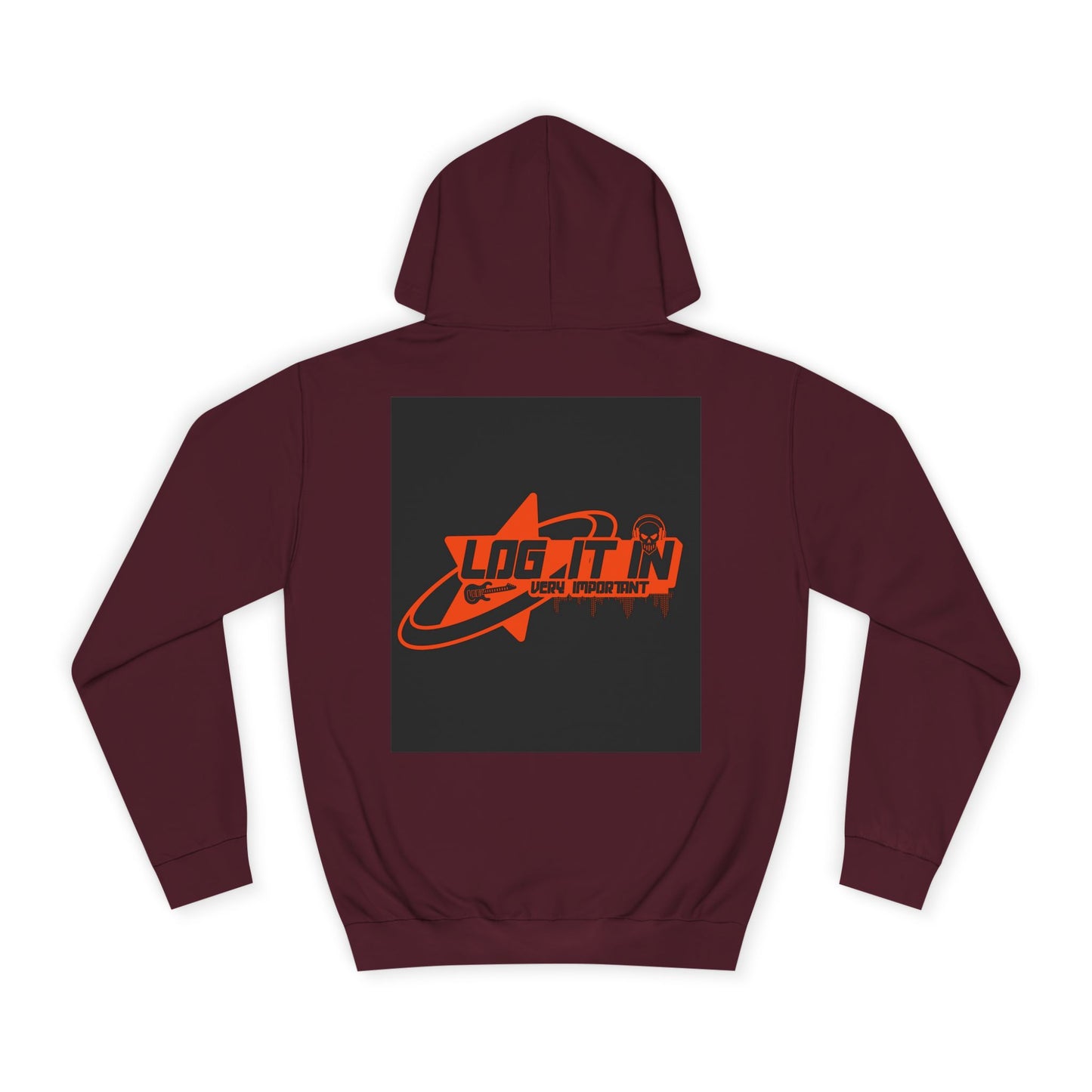 Unisex Log it in Hoodie, Casual trendy Wear, Gift, Graphic Hoodie, perfect fit Hoodie