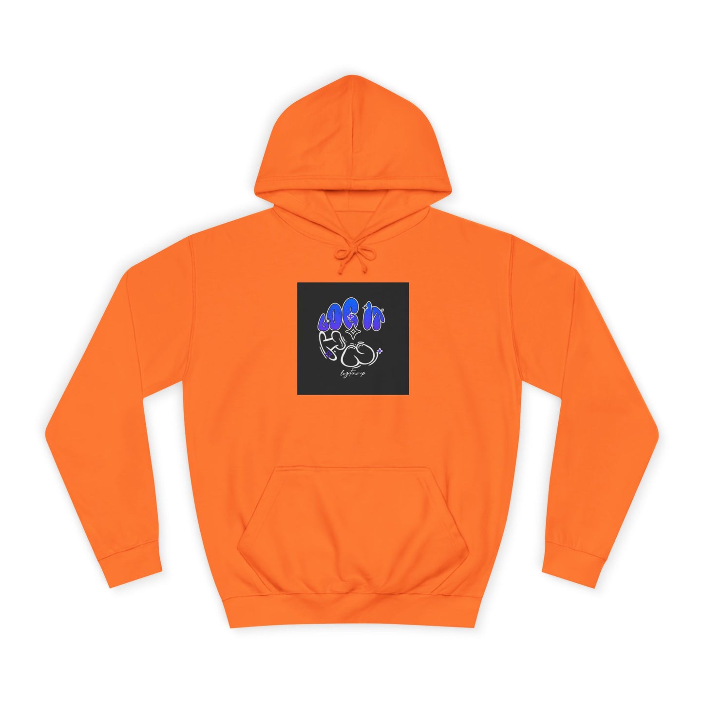 Unisex Log it in Hoodie with Colorful Designs, Cozy Sweatshirt,Trendy Gift for Casual Wear