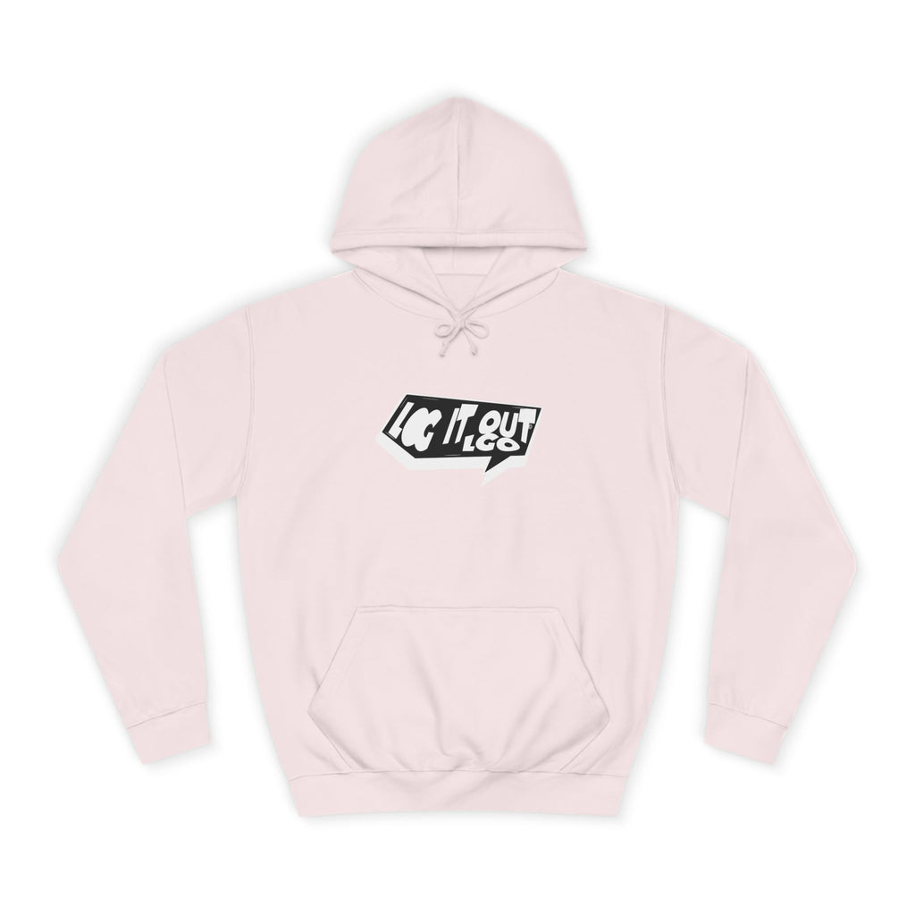 Chill Vibes Unisex Log it out Hoodie - Perfect for Campus Wear, Gifts, Casual Outfits, Fall/Winter Style, Cozy Fashion
