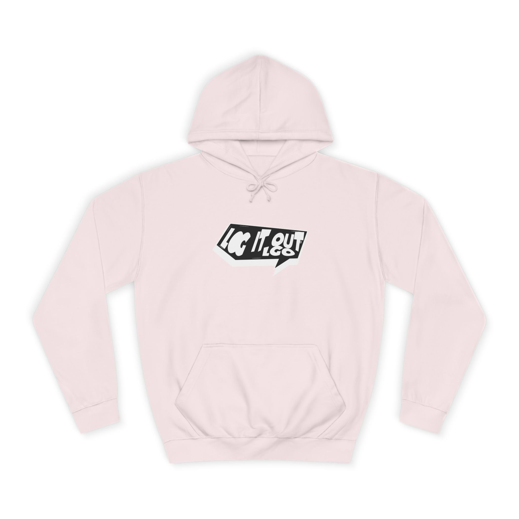 Chill Vibes Unisex Log it out Hoodie - Perfect for Campus Wear, Gifts, Casual Outfits, Fall/Winter Style, Cozy Fashion