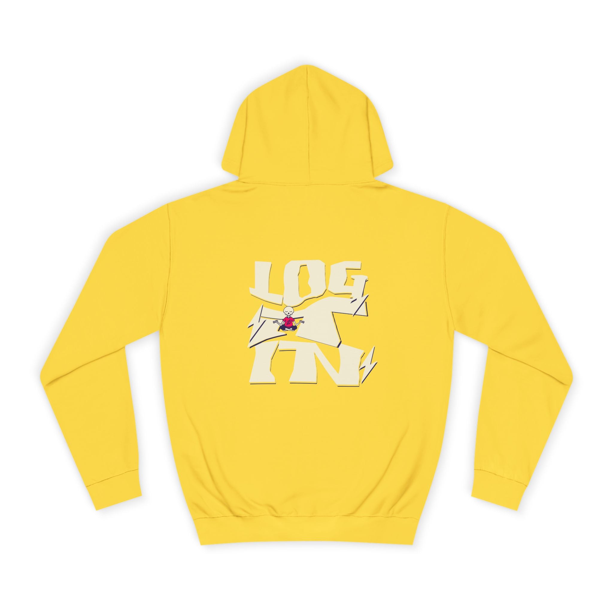 Cozy Unisex Log it in Hoodie - Floral Design, Ideal Gift, Casual Wear, Spring Wardrobe Essentials