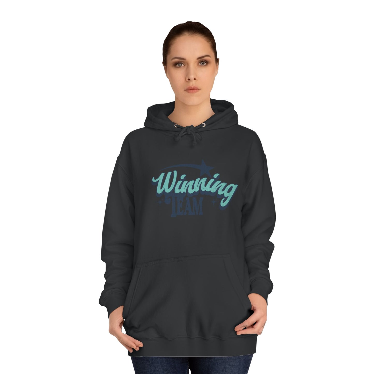 Winning Team Unisex Hoodie - Cozy Spirit Wear for Anybody
