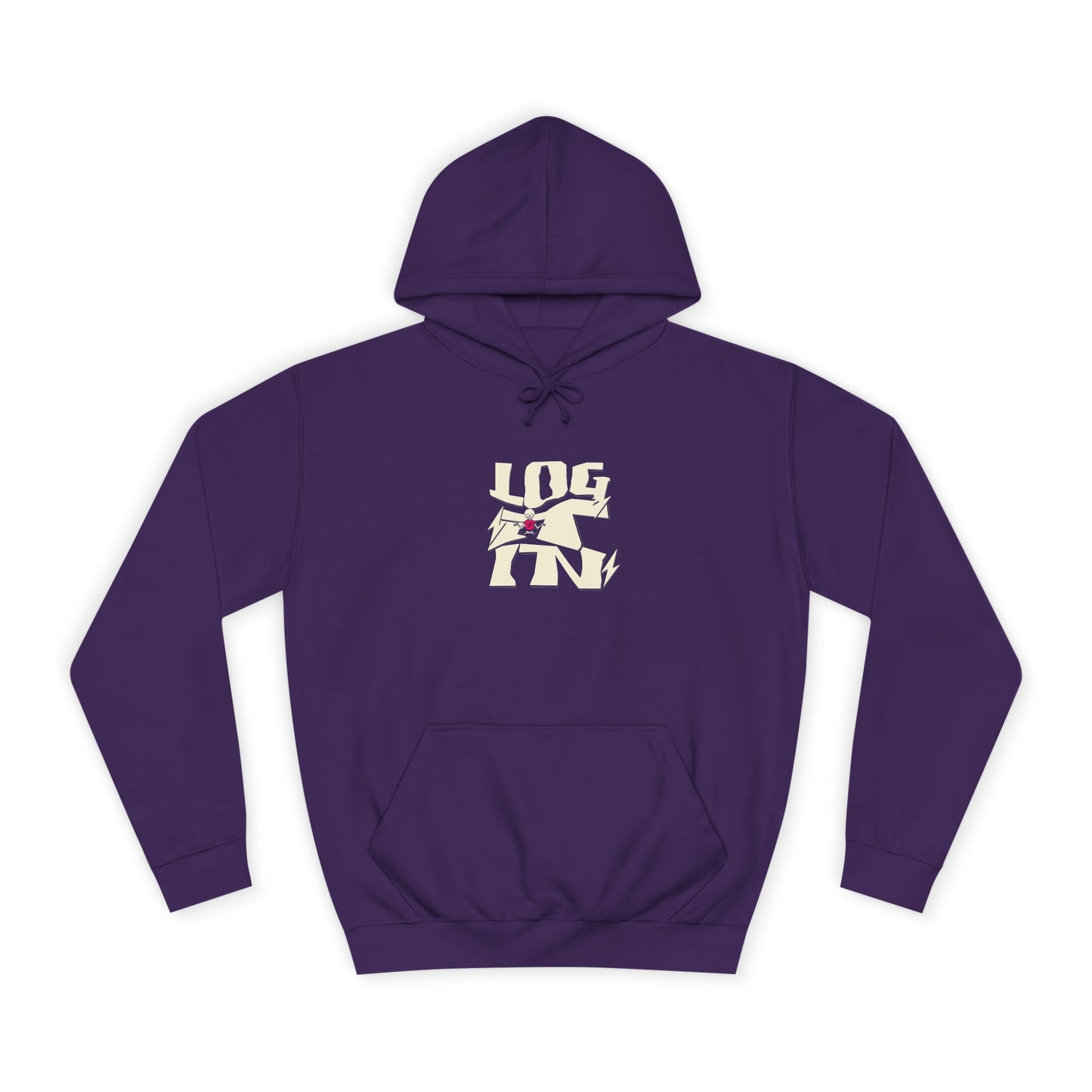 Cozy Unisex Log it in Hoodie - Floral Design, Ideal Gift, Casual Wear, Spring Wardrobe Essentials