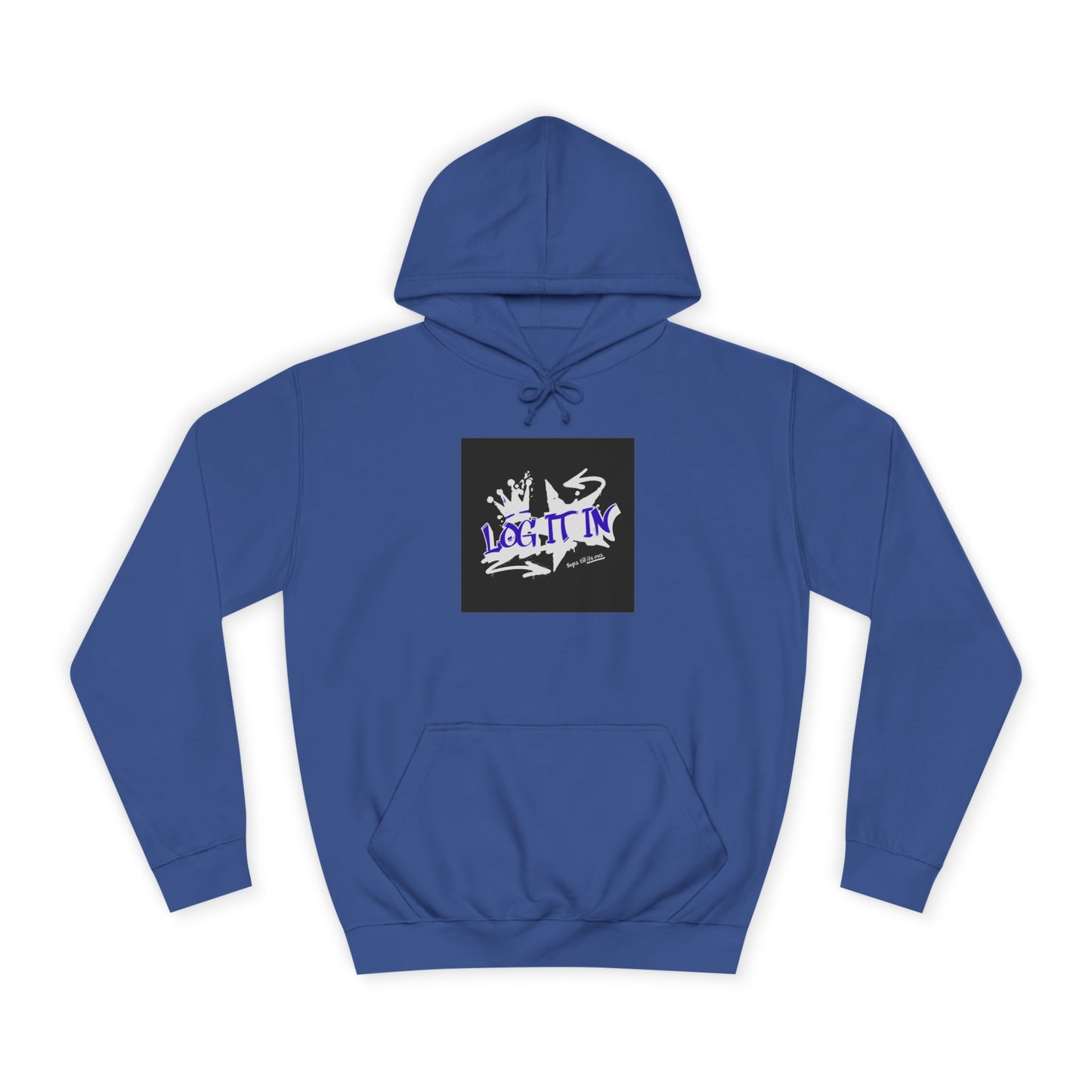 Unisex Log it in Hoodie, Casual Streetwear, Graphic Hoodie, Gift, Trendy Log it in Apparel, Cool Hoodie Design